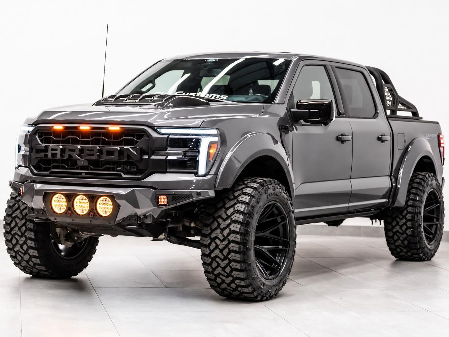 2025 FORD F-150 4X4 LARIAT in Carbonized Gray Metallic, photo 2 of 5