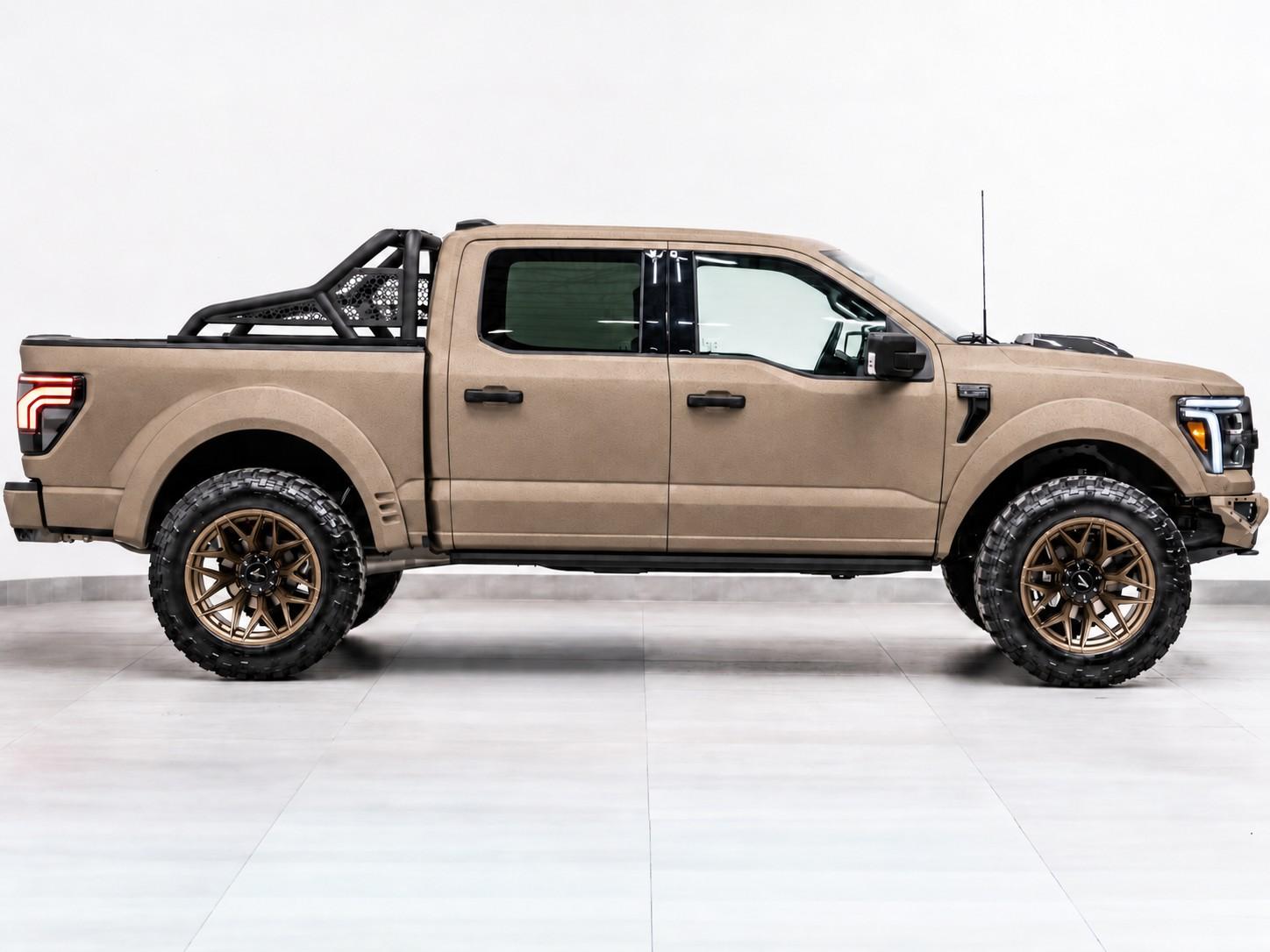 2025 FORD F-150 4X4 LARIAT in Tan, photo 4 of 5