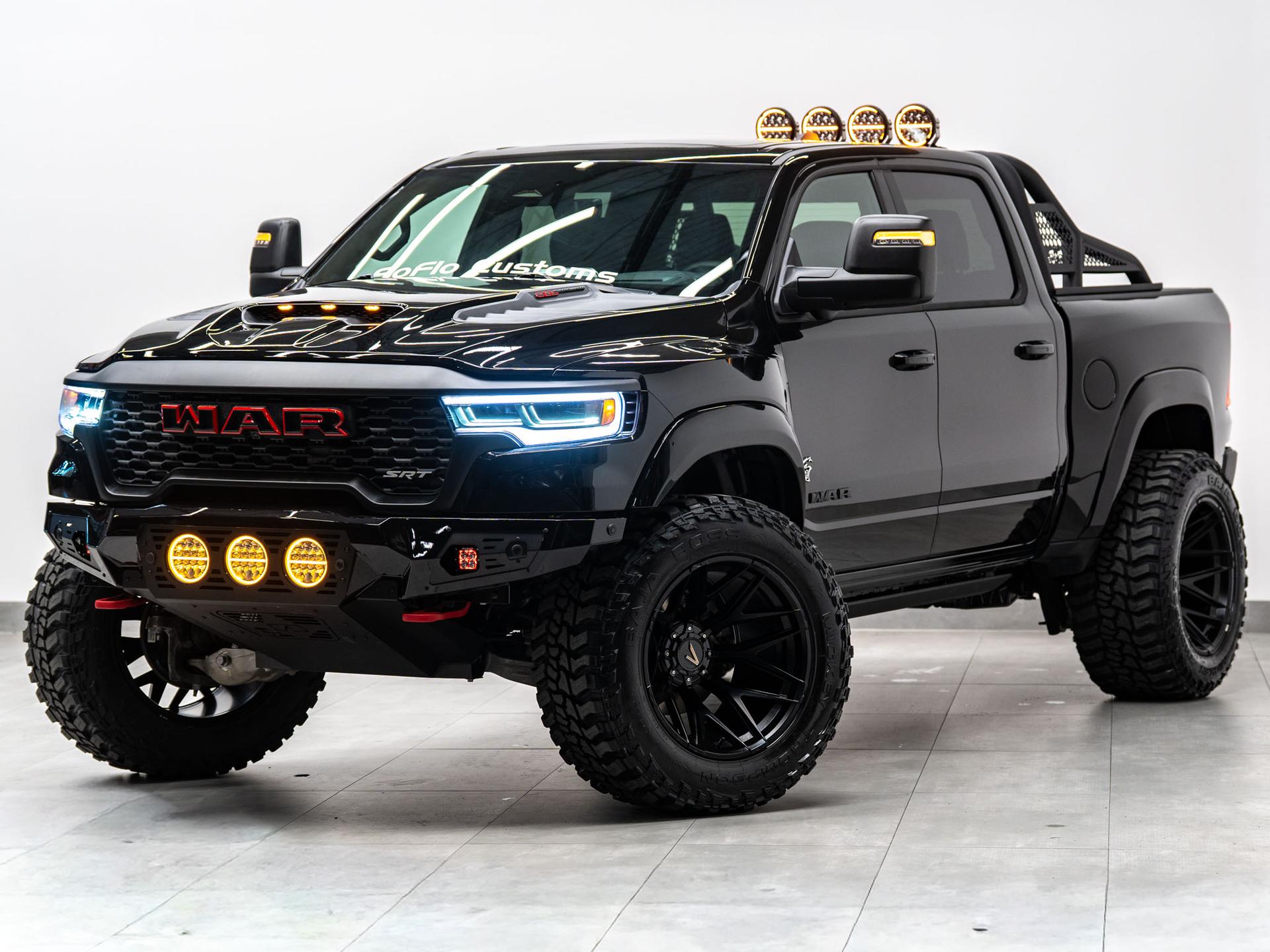 2027 RAM SRT TRX 4X4 in Diamond Black Crystal Pearlcoat, photo 3 of 5
