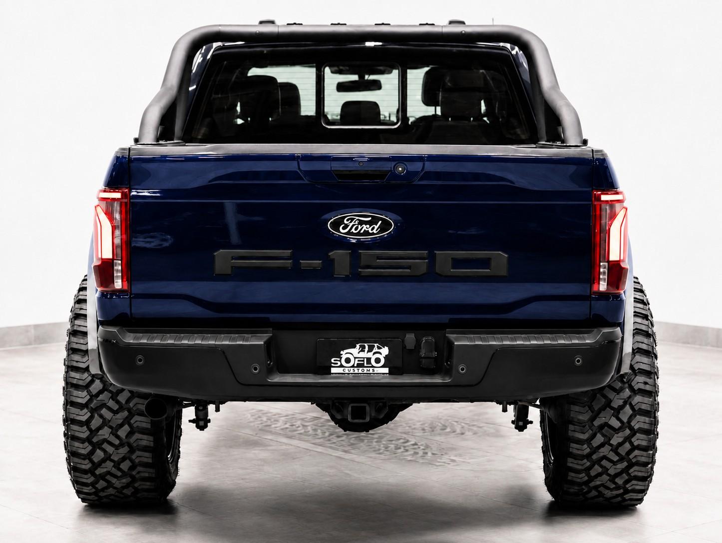 2025 FORD F-150 4X4 LARIAT in Antimatter Blue Metallic, photo 5 of 14