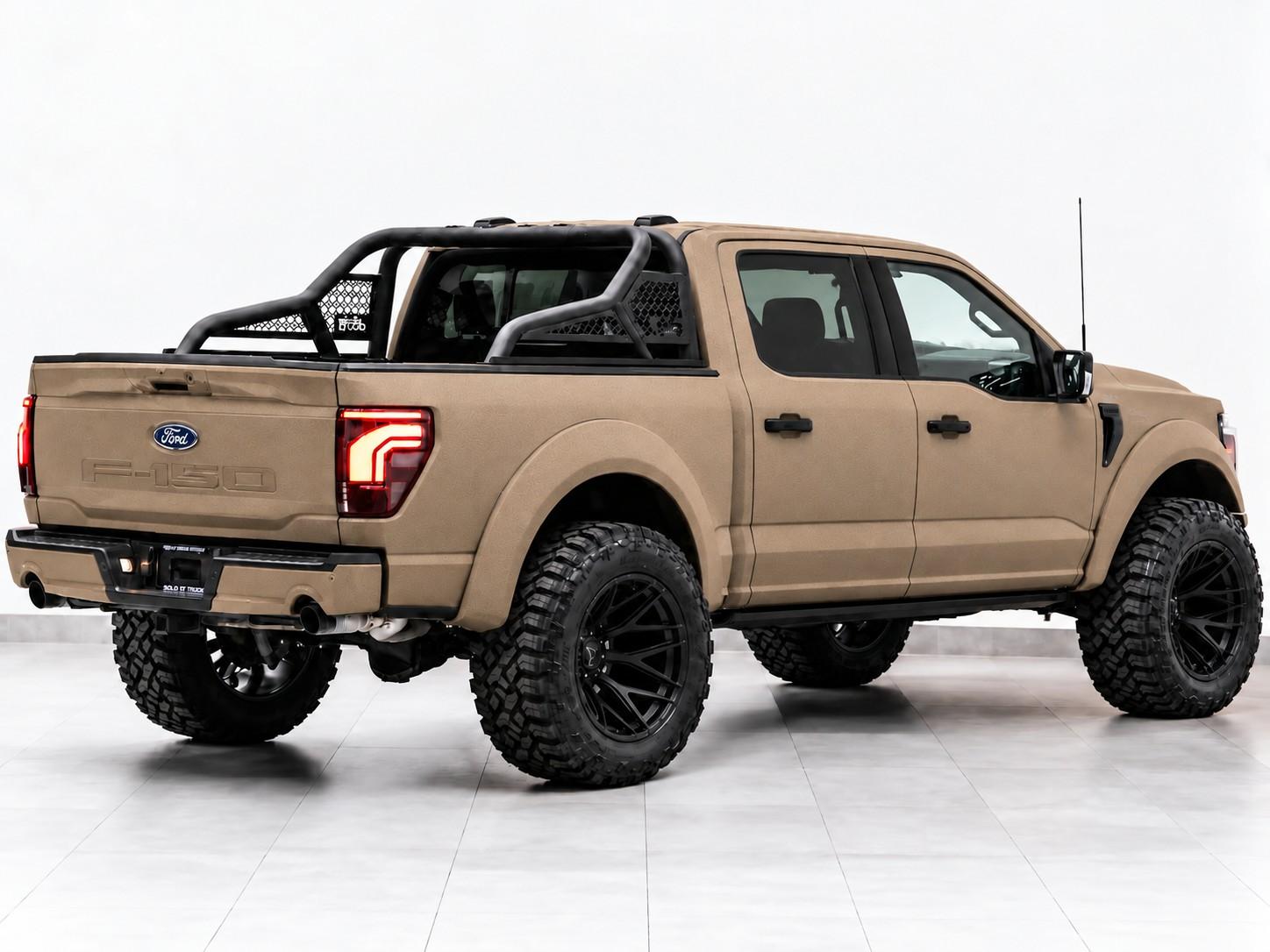 2025 FORD F-150 LARIAT 4X4 in Tan, photo 5 of 18