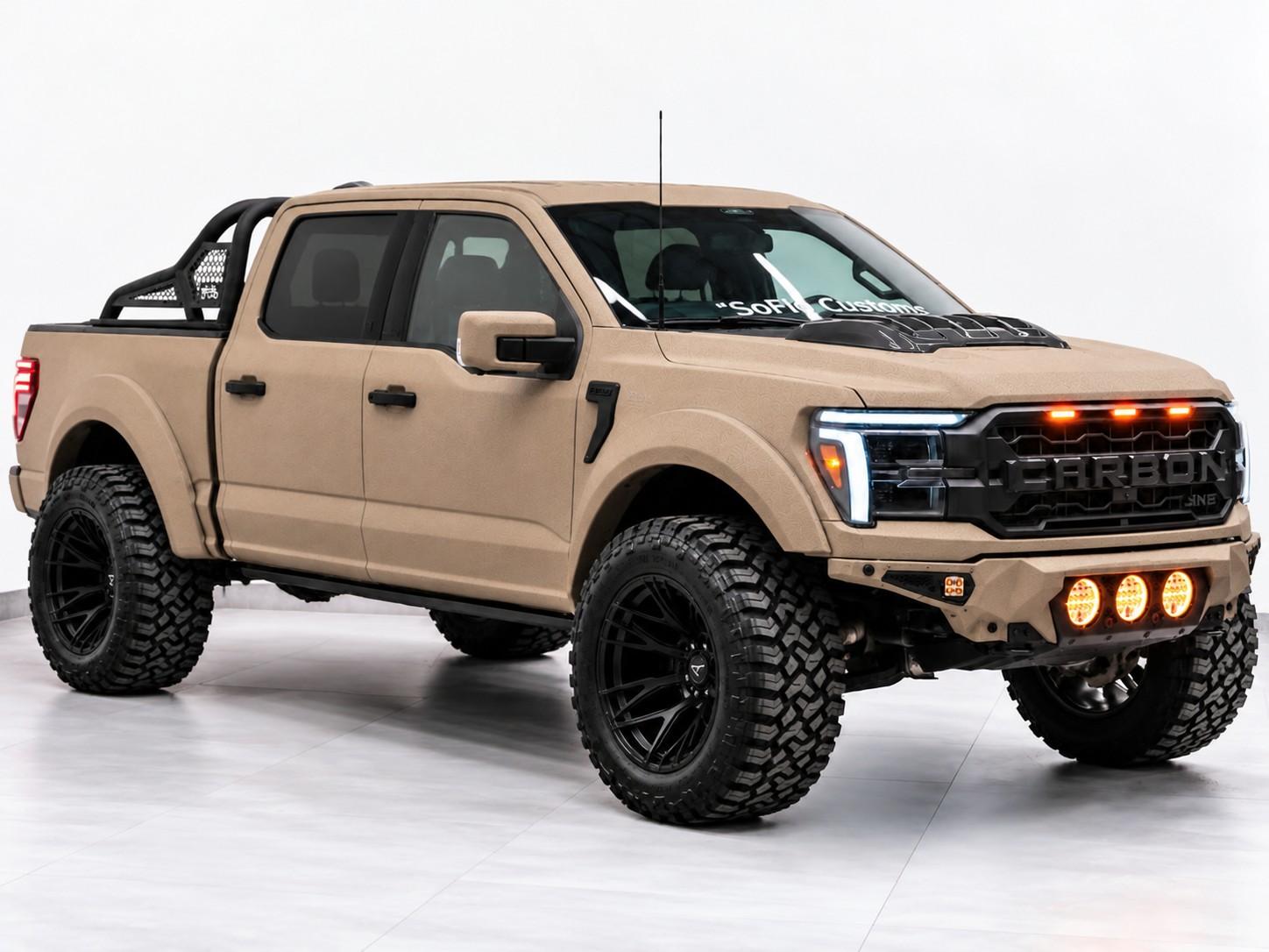 2025 FORD F-150 LARIAT 4X4 in Tan, photo 3 of 18