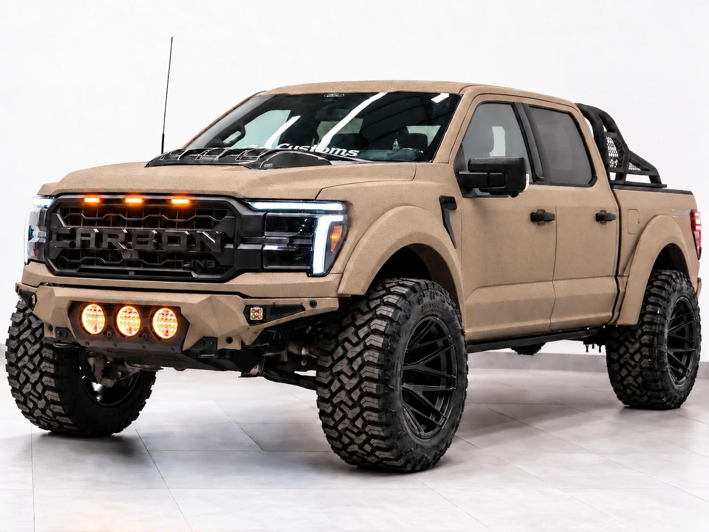 2025 FORD F-150 LARIAT 4X4 in Tan, photo 7 of 18