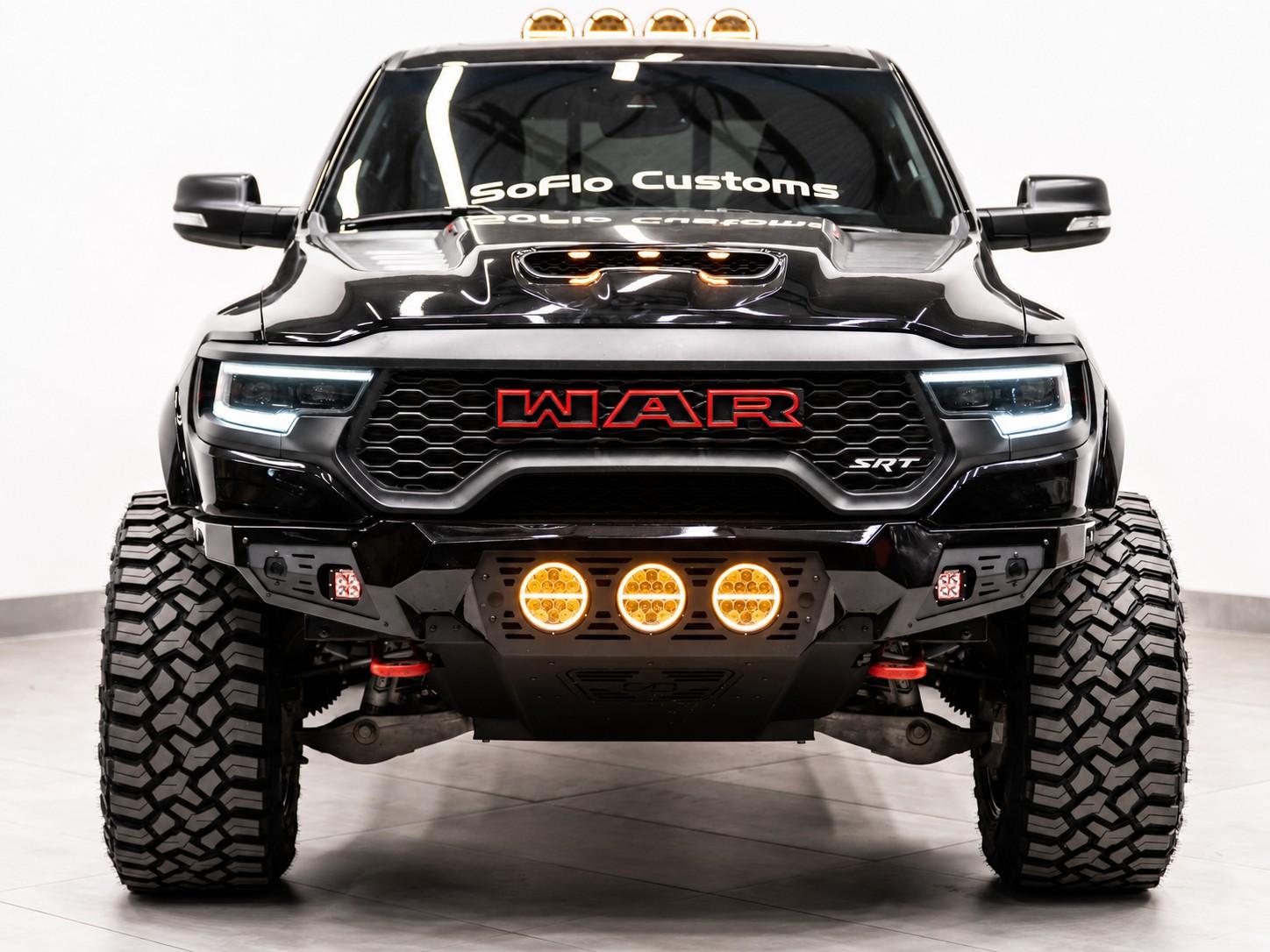 2027 RAM TRX SRT 4X4 in DIAMOND BLACK CRYSTAL PEARLCOAT, photo 2 of 9