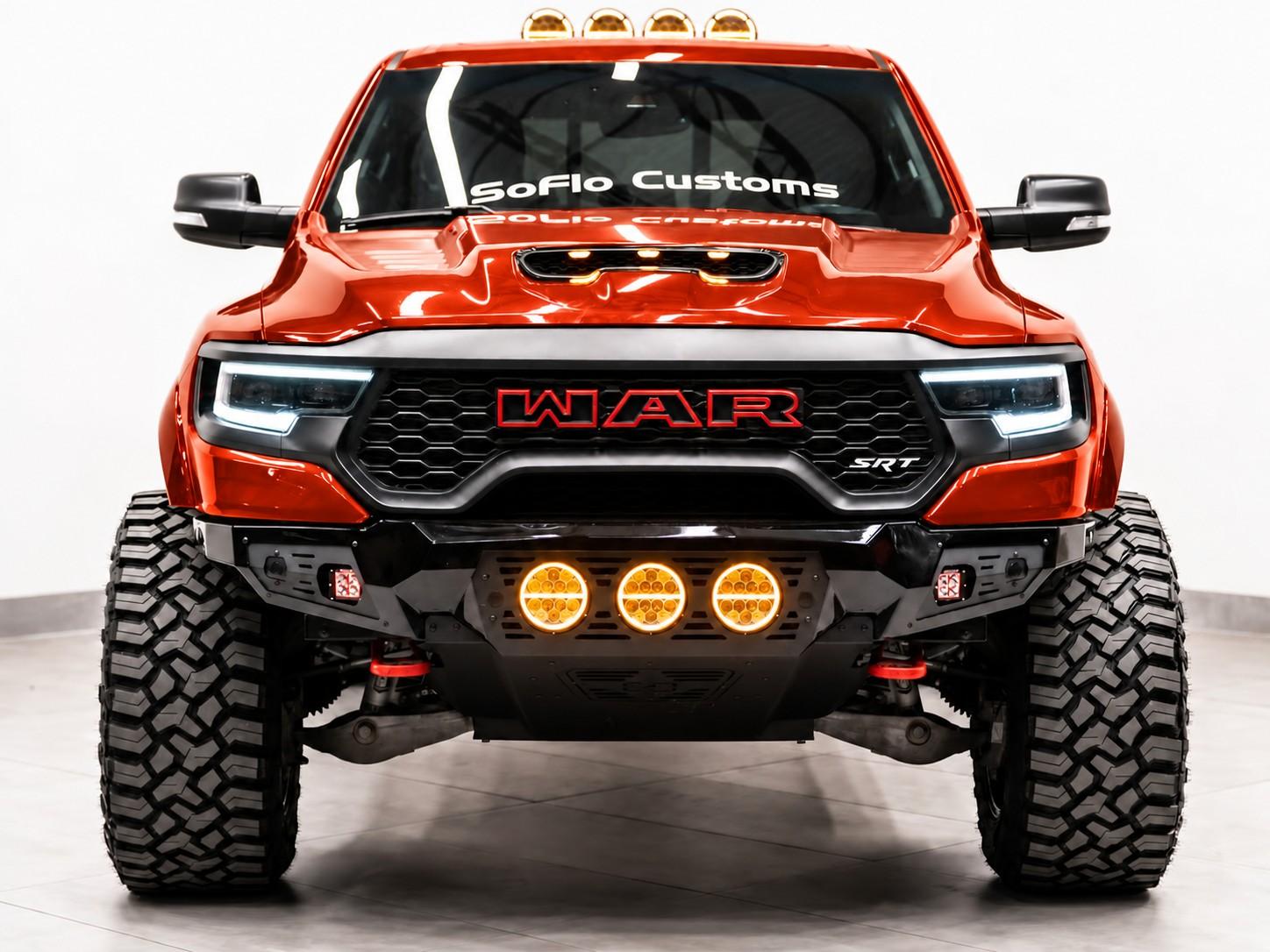 2027 RAM TRX SRT 4X4 in SPITFIRE ORANGE CLEARCOAT, photo 2 of 7