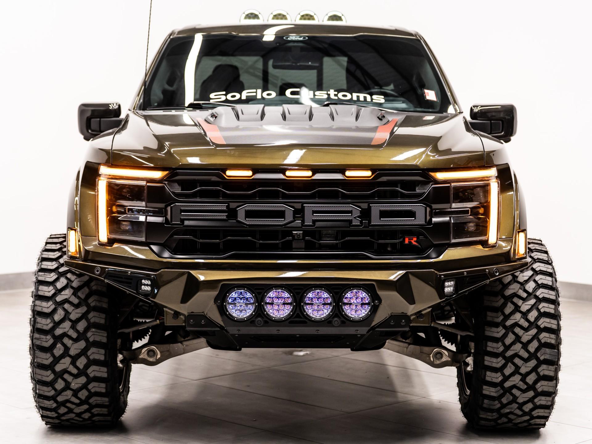 2024 FORD F-150 RAPTOR R in Shelter Green, photo 2 of 57