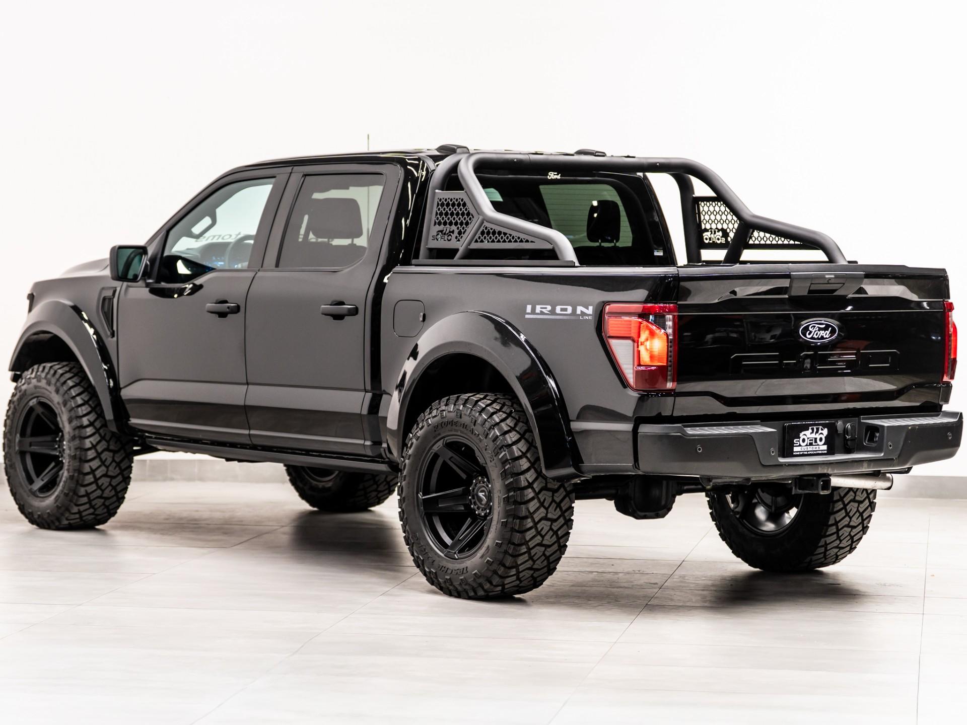 2024 FORD F-150 4X4 in Agate Black Metallic, photo 14 of 49