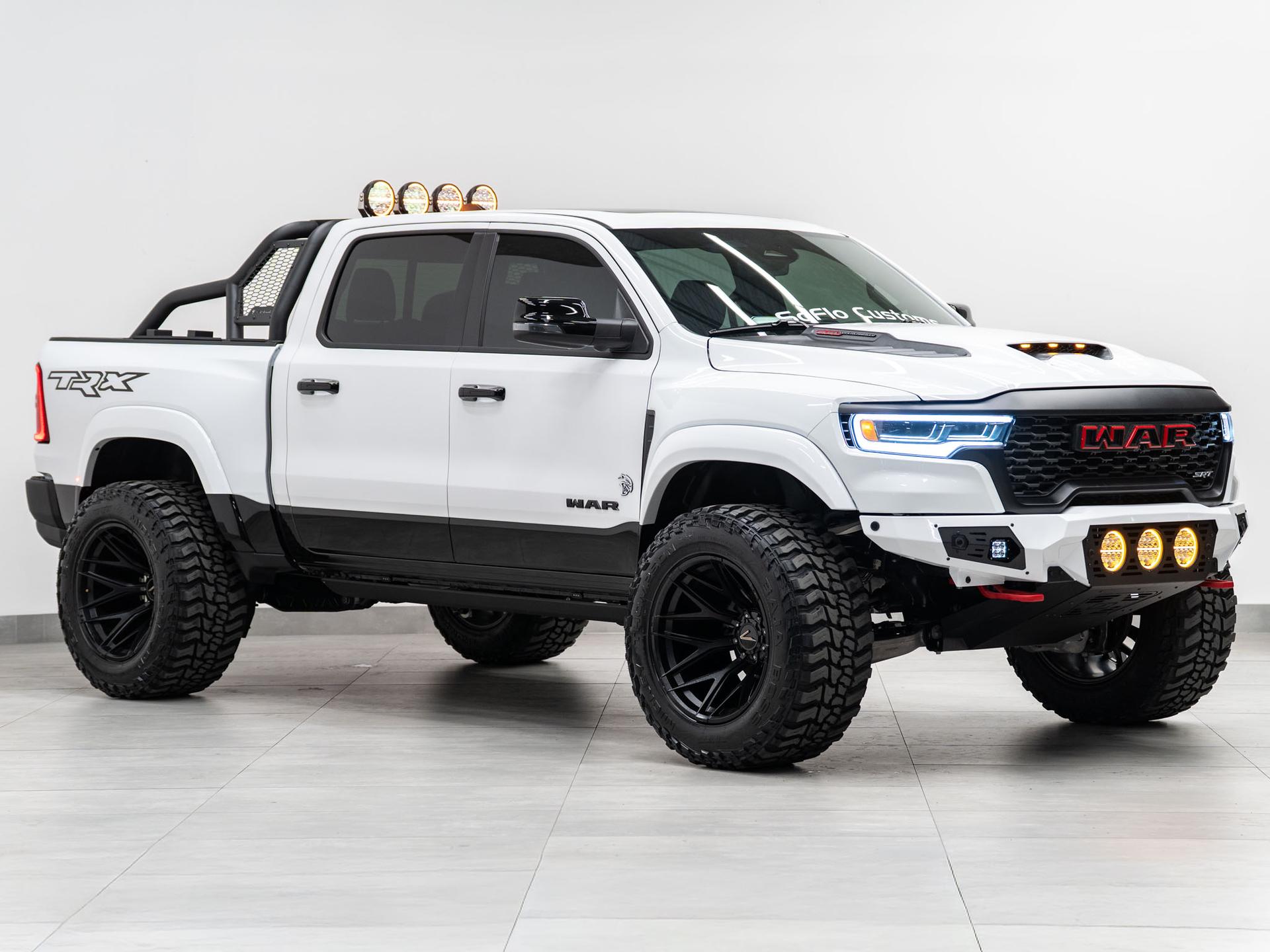 2027 RAM TRX SRT 4X4 in BRIGHT WHITE CLEARCOAT, photo 4 of 5