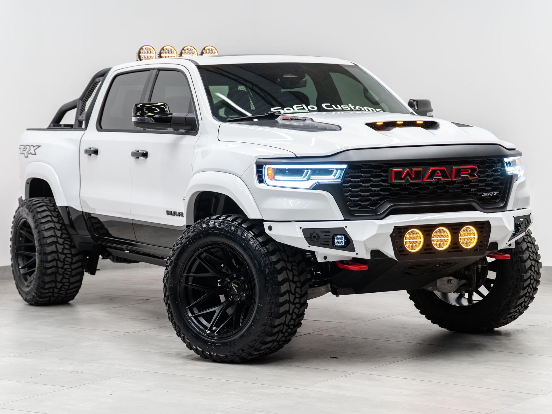 2027 RAM TRX SRT 4X4 in BRIGHT WHITE CLEARCOAT, photo 3 of 5