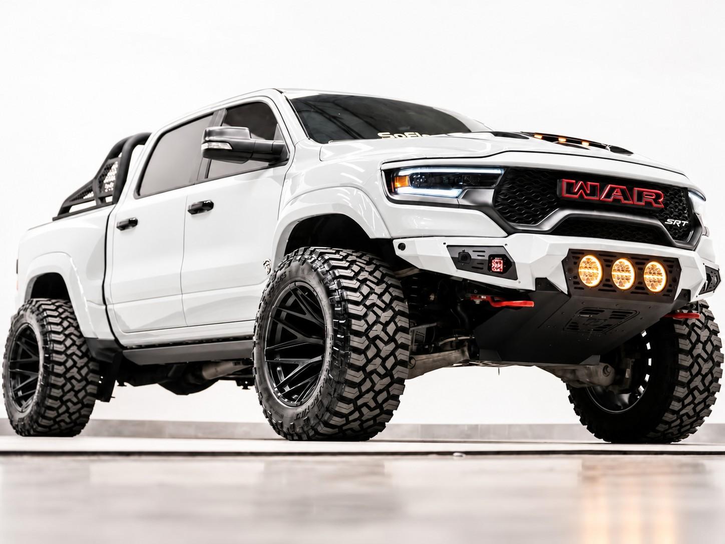 2027 RAM TRX SRT 4X4 in BRIGHT WHITE CLEARCOAT, photo 4 of 9