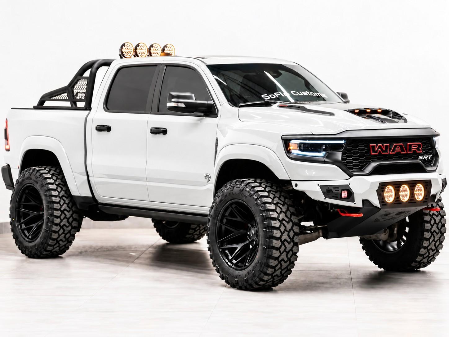 2027 RAM TRX SRT 4X4 in BRIGHT WHITE CLEARCOAT, photo 5 of 9