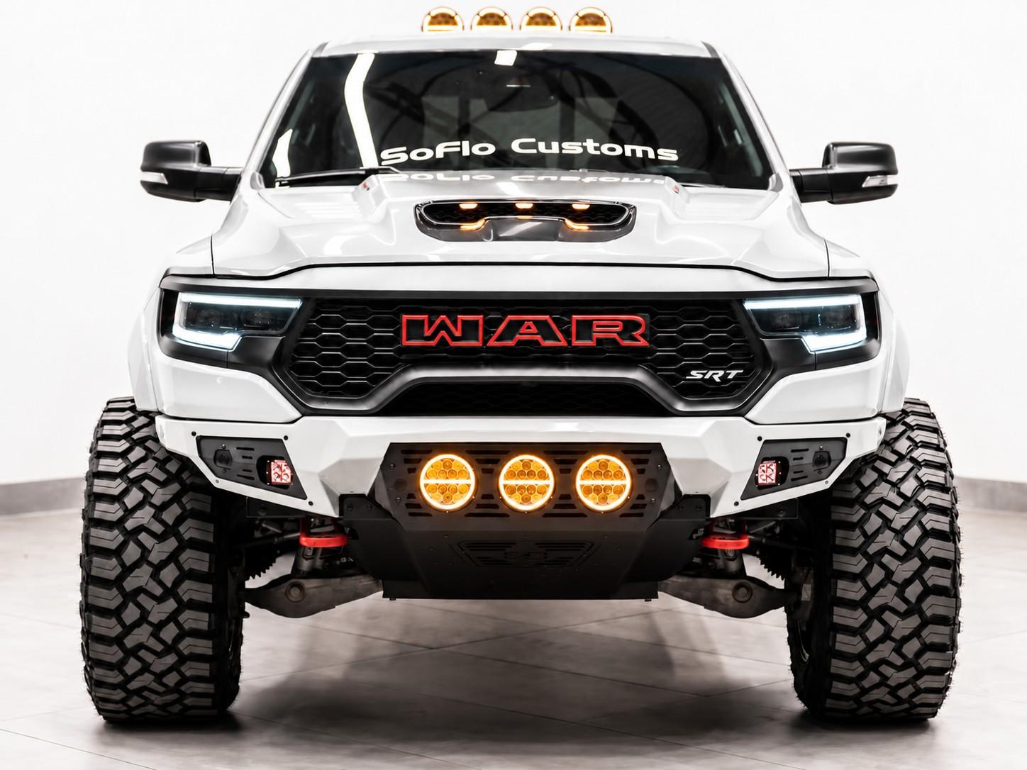 2027 RAM TRX SRT 4X4 in BRIGHT WHITE CLEARCOAT, photo 2 of 9