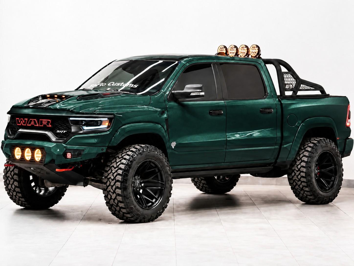 2027 RAM TRX SRT 4X4 in SERRANO GREEN METALLIC, photo 3 of 33