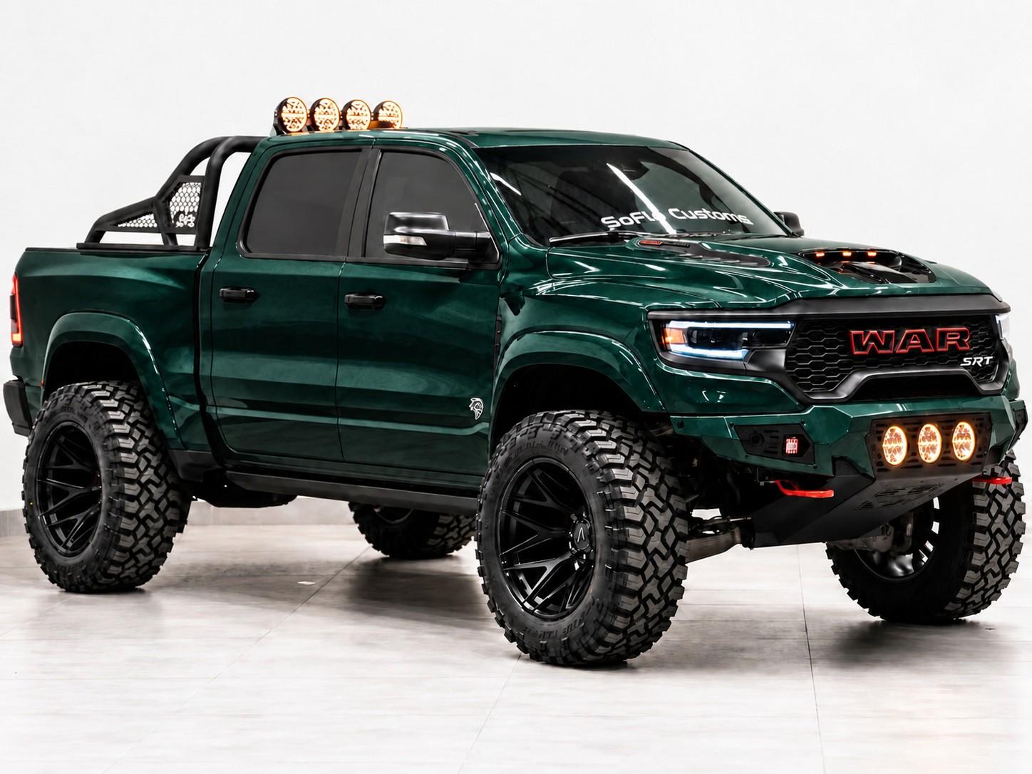 2027 RAM TRX SRT 4X4 in SERRANO GREEN METALLIC, photo 7 of 33