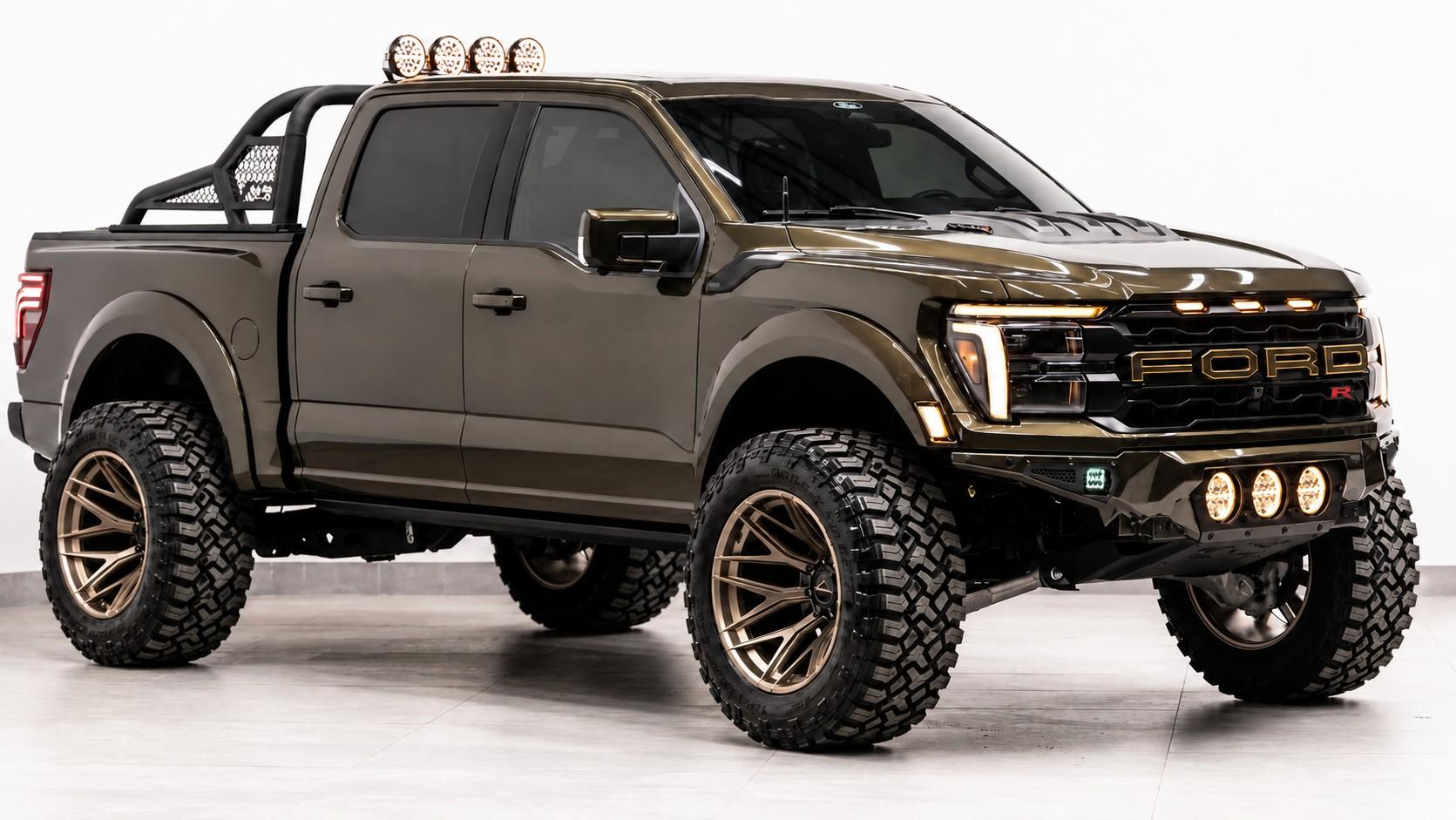 2026 FORD F-150 RAPTOR R in Shelter Green, photo 2 of 32