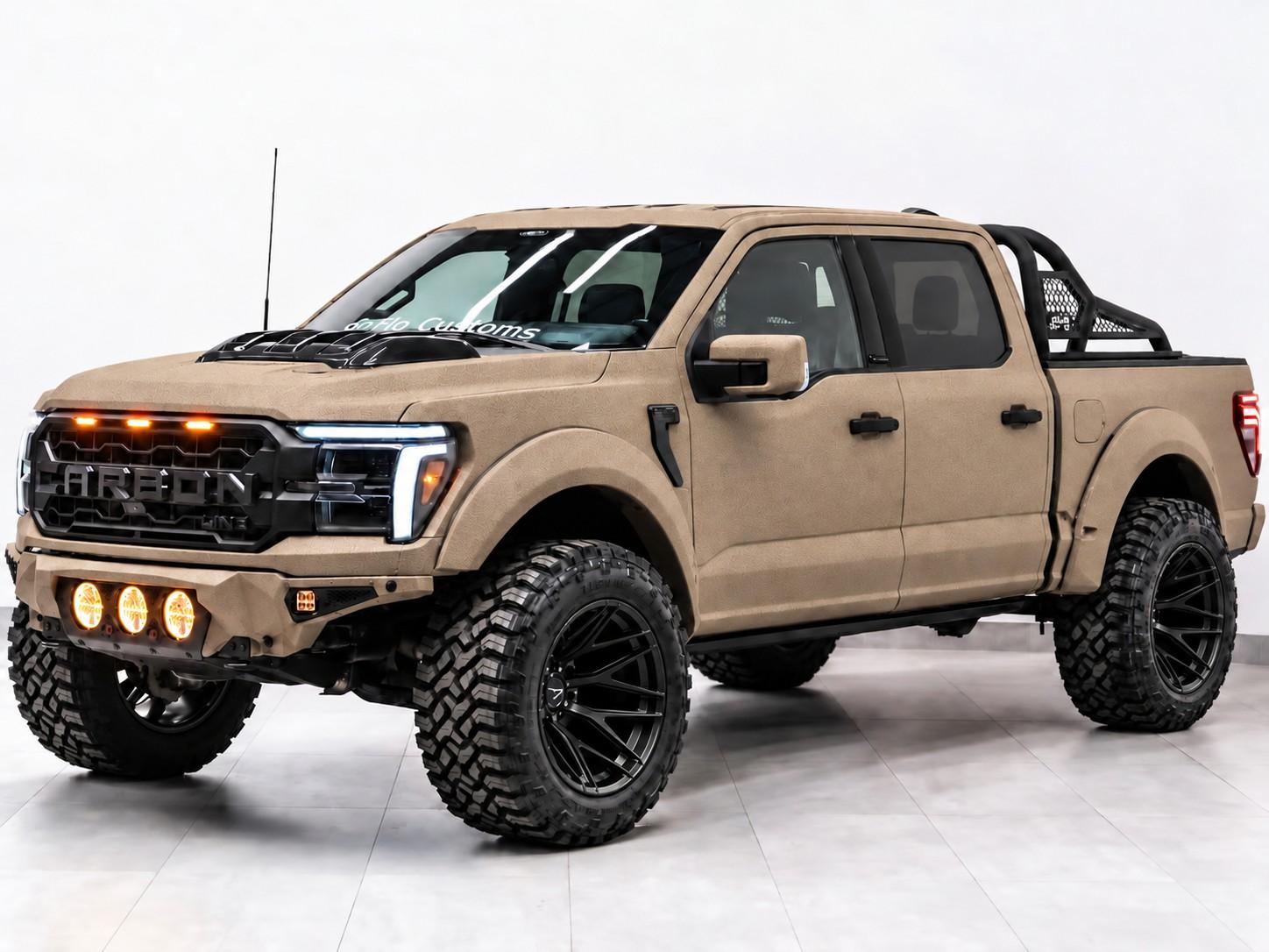 2025 FORD F-150 4X4 LARIAT in Tan, photo 4 of 18