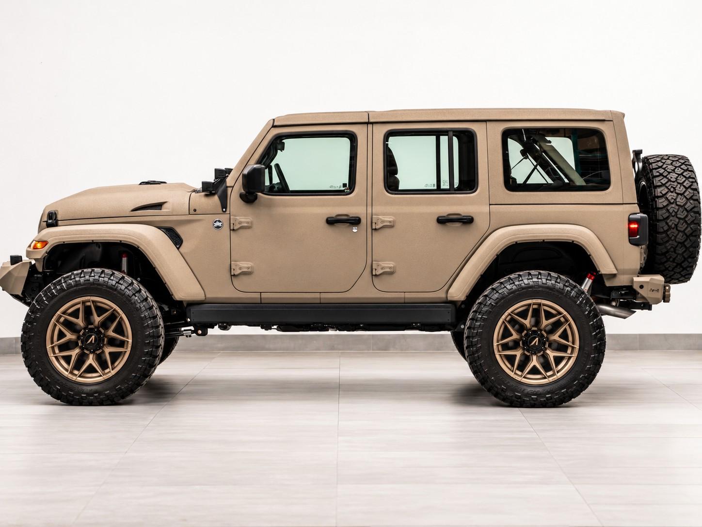 2026 JEEP WRANGLER 4X4 in Tan, photo 11 of 42