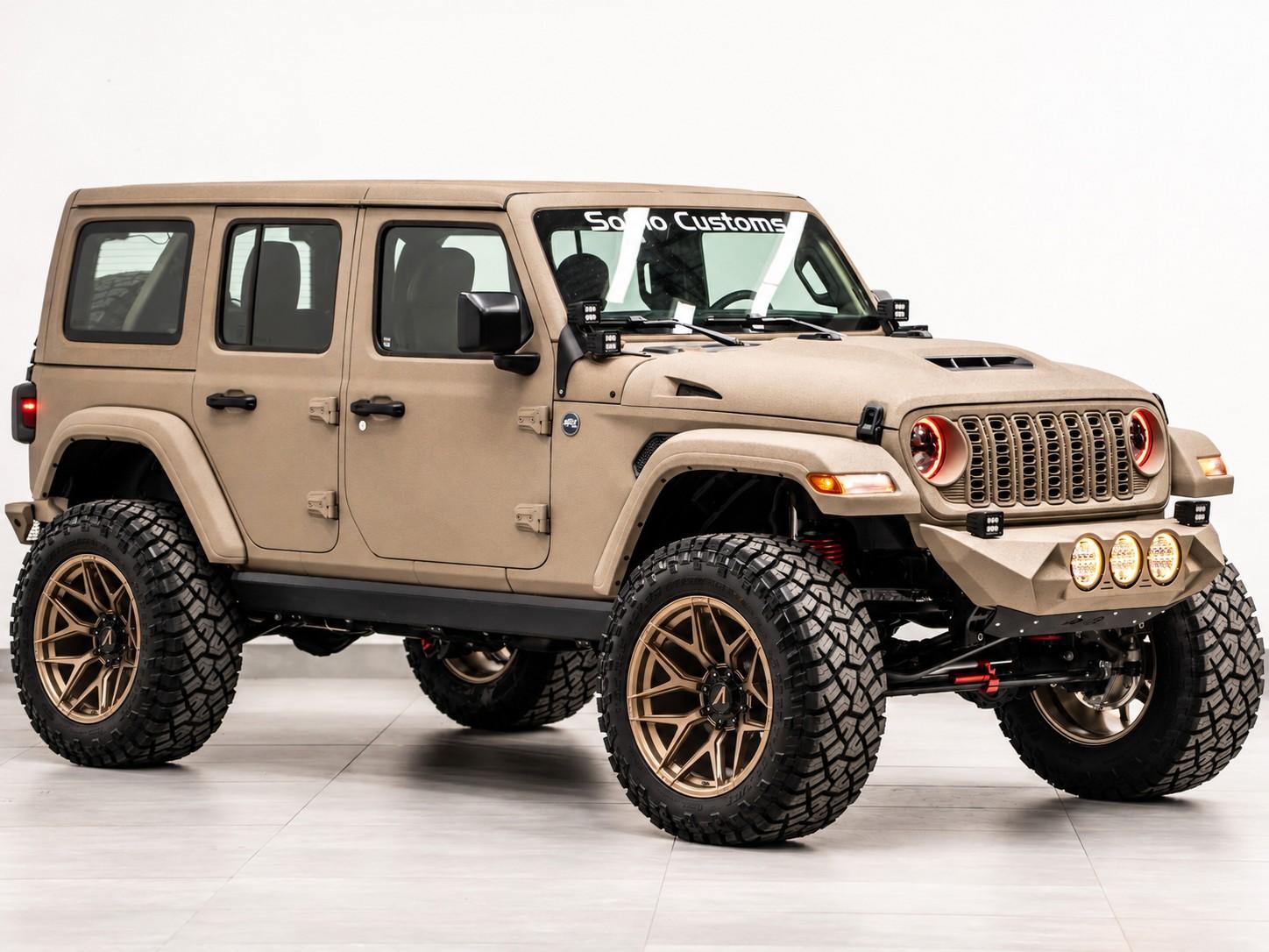 2026 JEEP WRANGLER 4X4 in Tan, photo 9 of 42