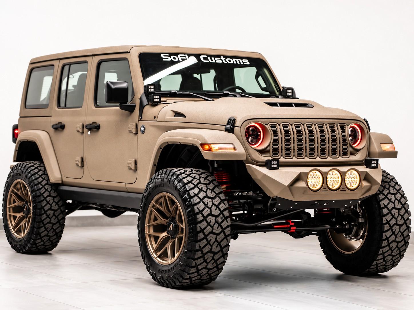 2026 JEEP WRANGLER 4X4 in Tan, photo 3 of 42