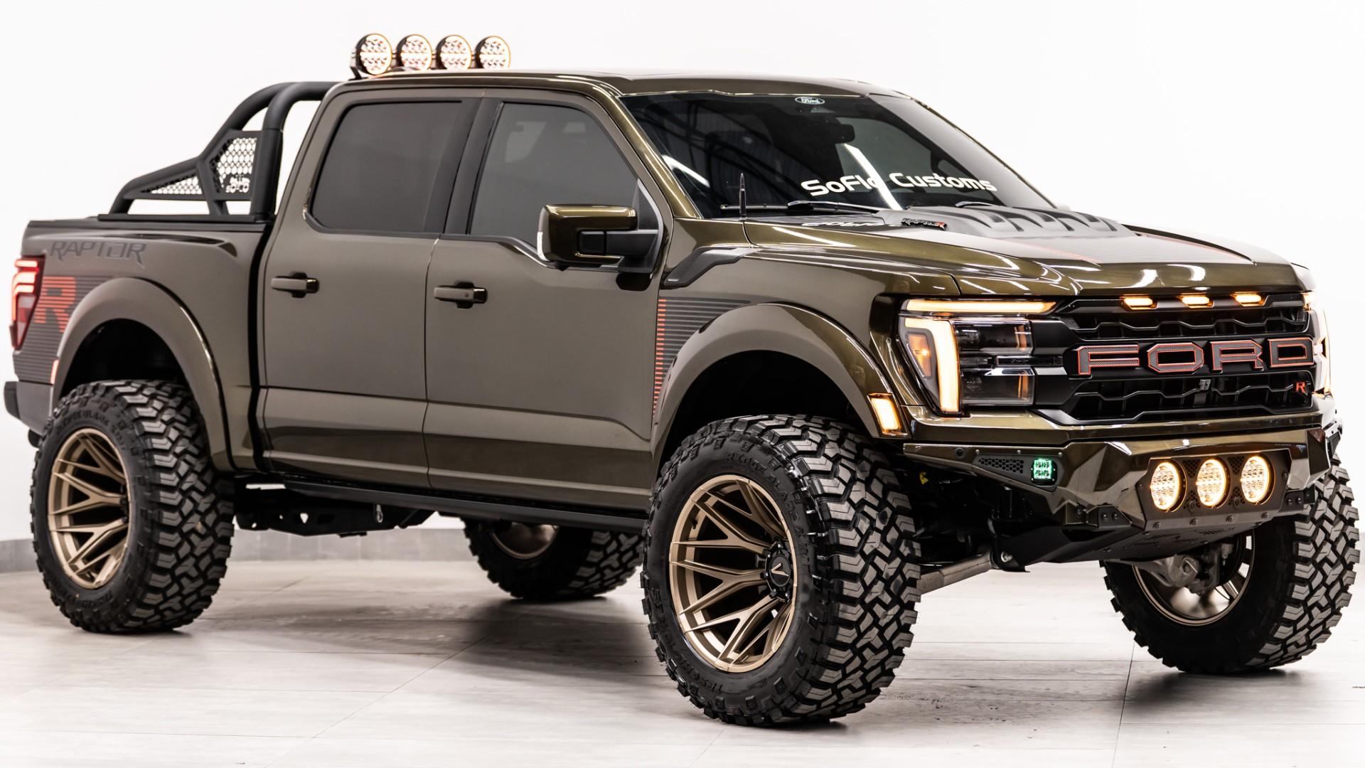 2025 FORD F-150 RAPTOR R in Shelter Green, photo 9 of 60
