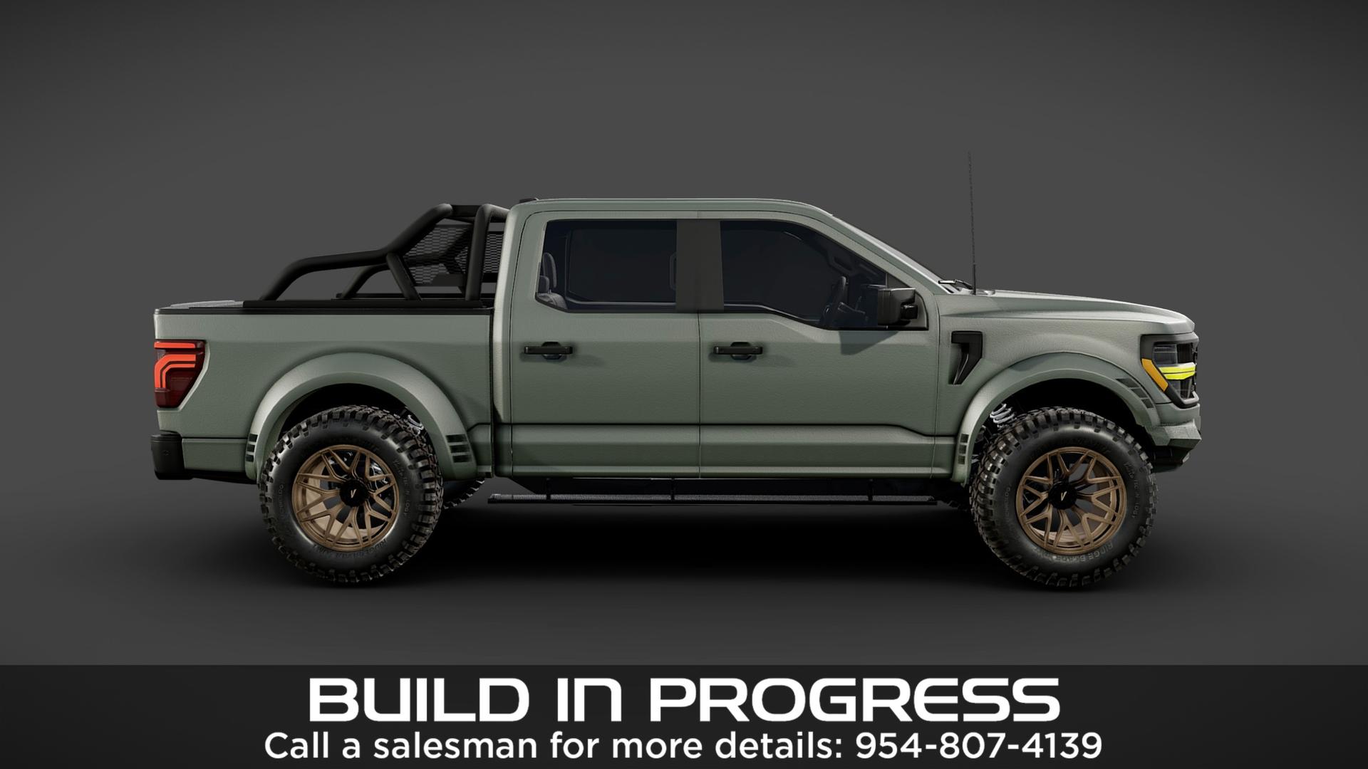 2025 FORD F-150 4X4 in Green, photo 5 of 6