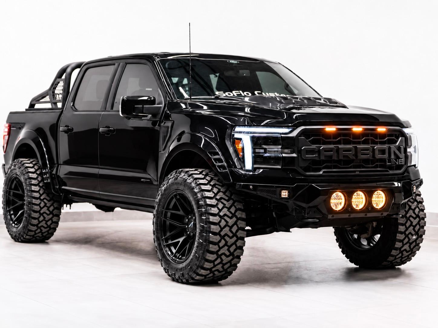 2025 FORD F-150 4X4 LARIAT in Agate Black Metallic, photo 5 of 15