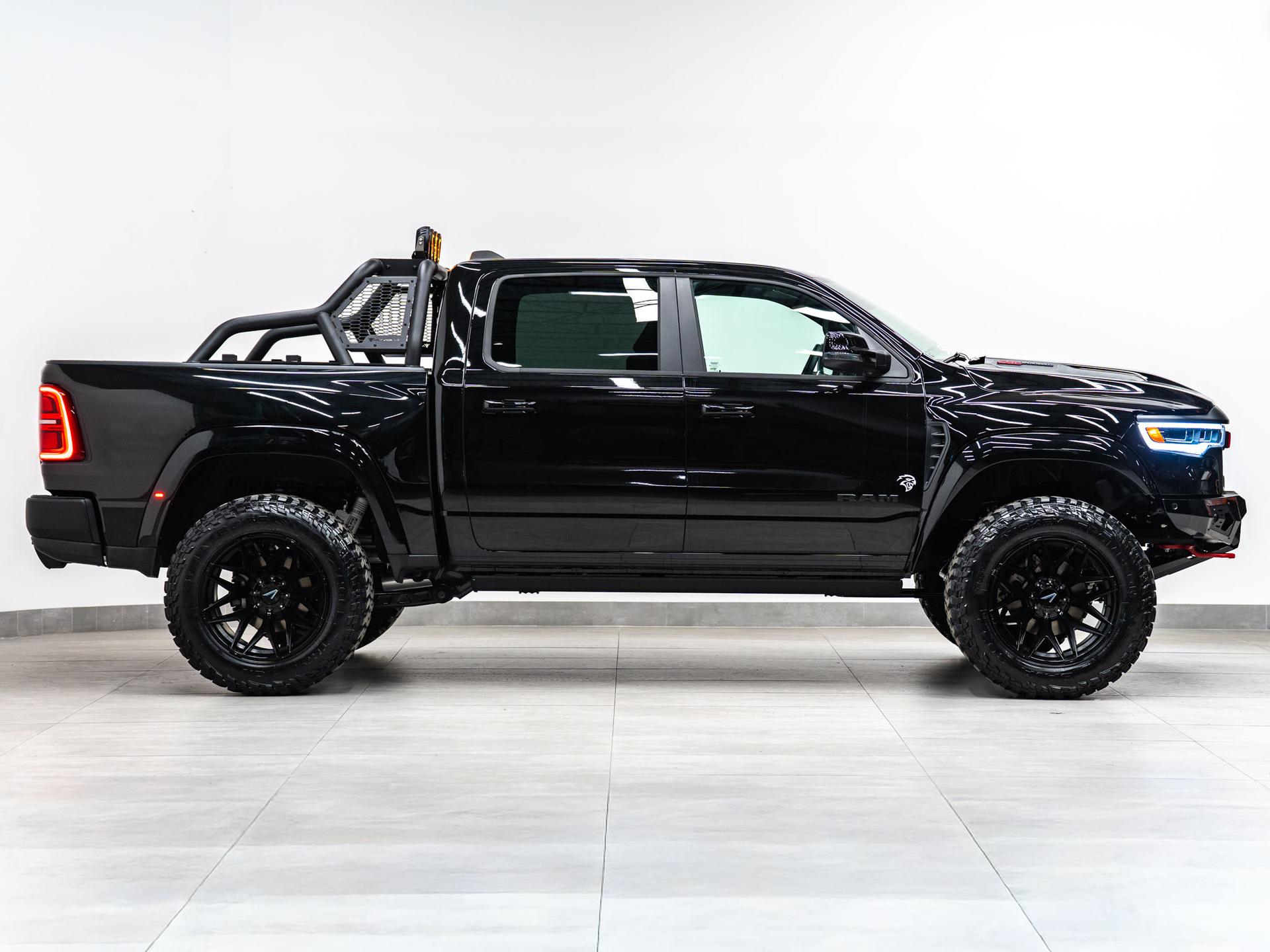 2027 RAM TRX SRT 4X4 in DIAMOND BLACK CRYSTAL PEARLCOAT, photo 9 of 57