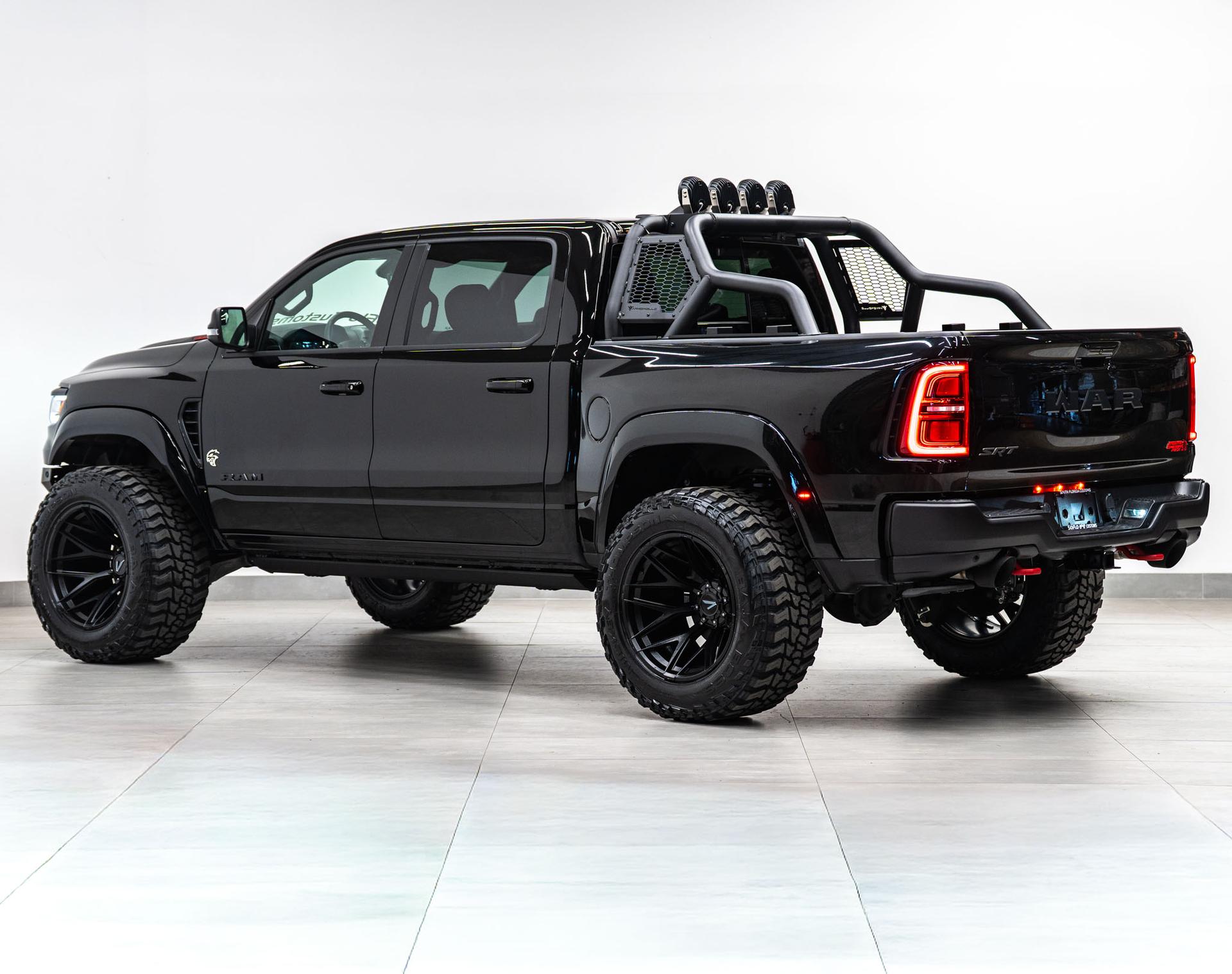 2027 RAM TRX SRT 4X4 in DIAMOND BLACK CRYSTAL PEARLCOAT, photo 14 of 57