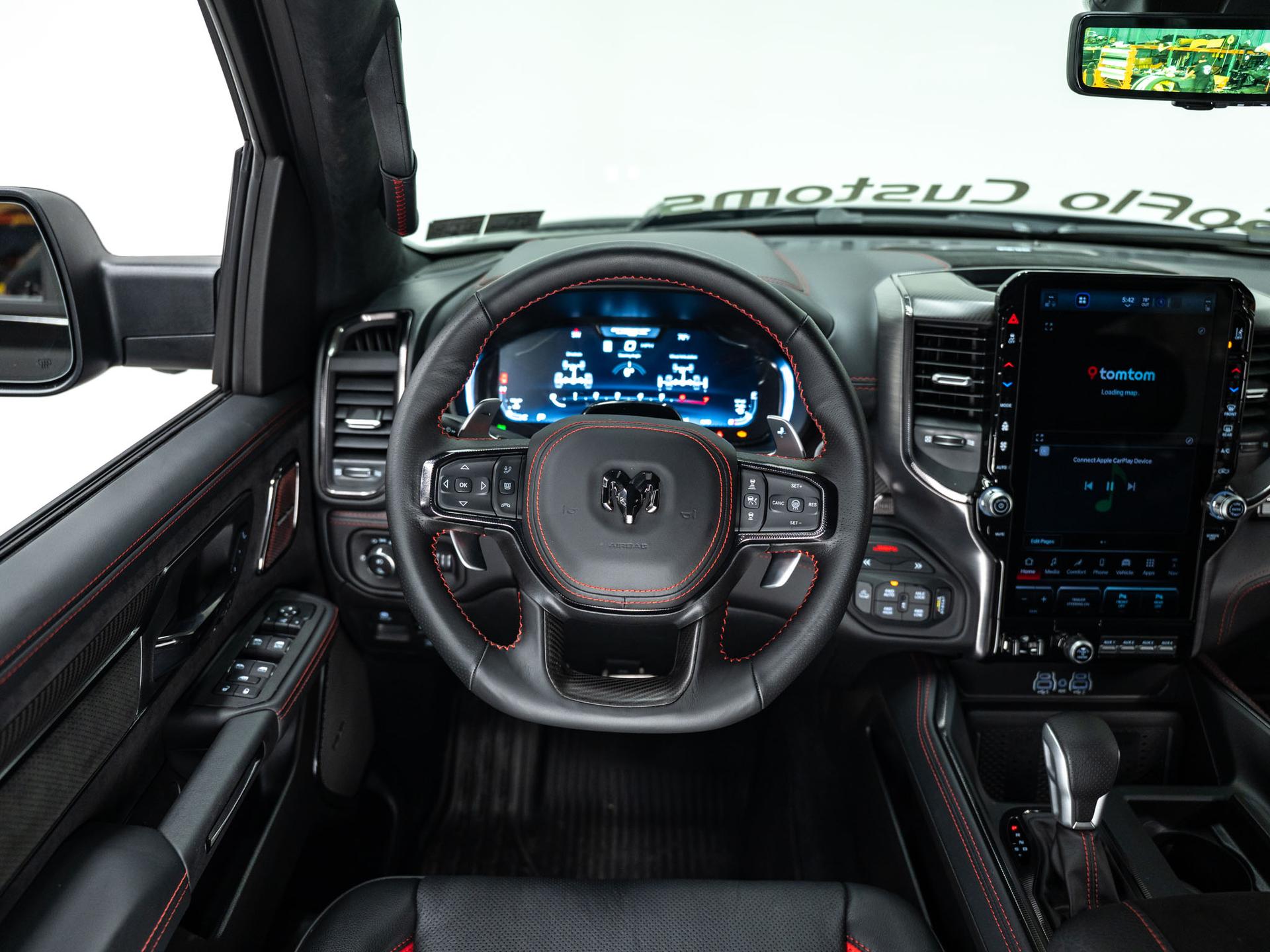 2027 RAM TRX SRT 4X4 in DIAMOND BLACK CRYSTAL PEARLCOAT, photo 26 of 57