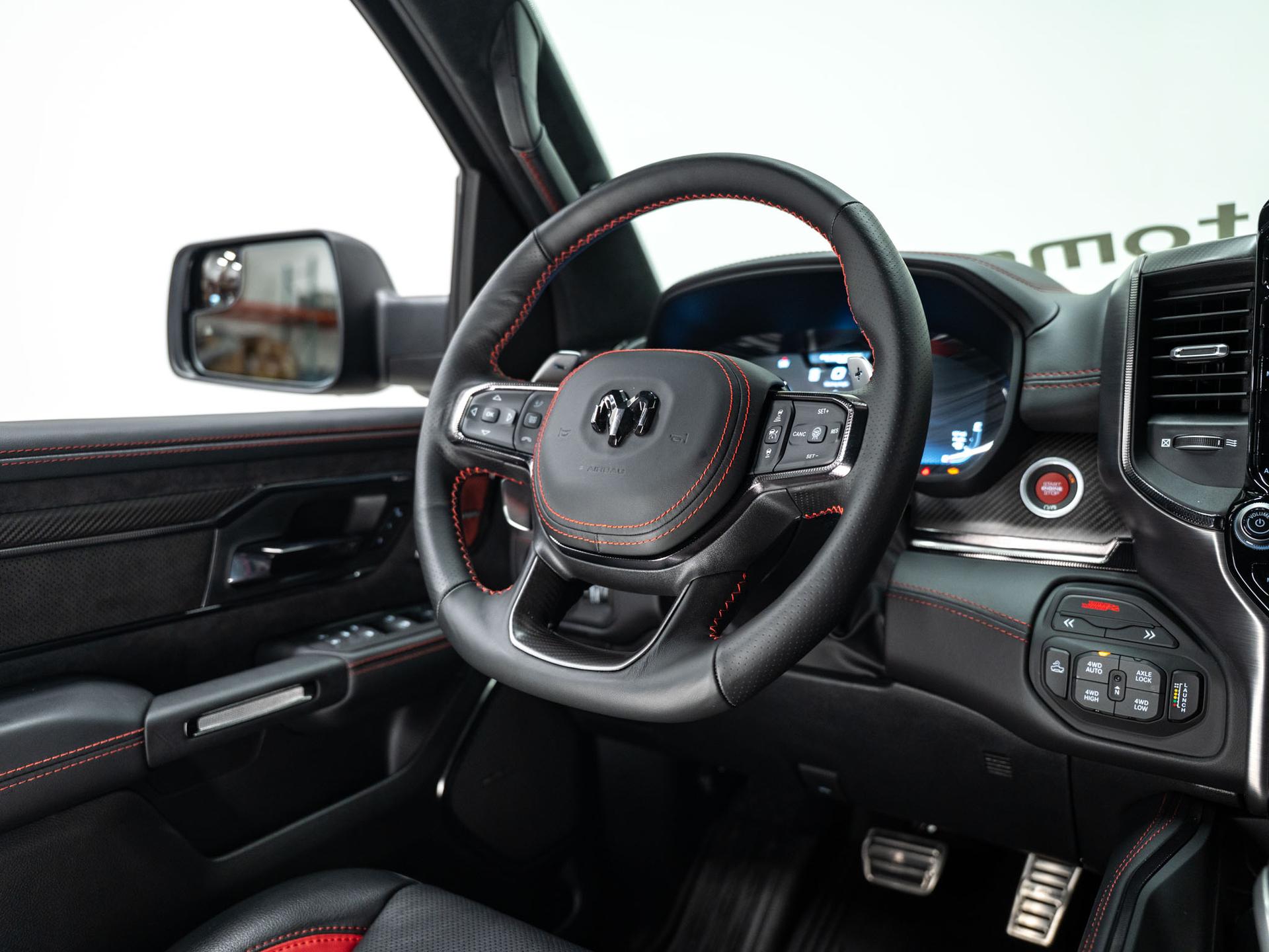 2027 RAM TRX SRT 4X4 in DIAMOND BLACK CRYSTAL PEARLCOAT, photo 27 of 57