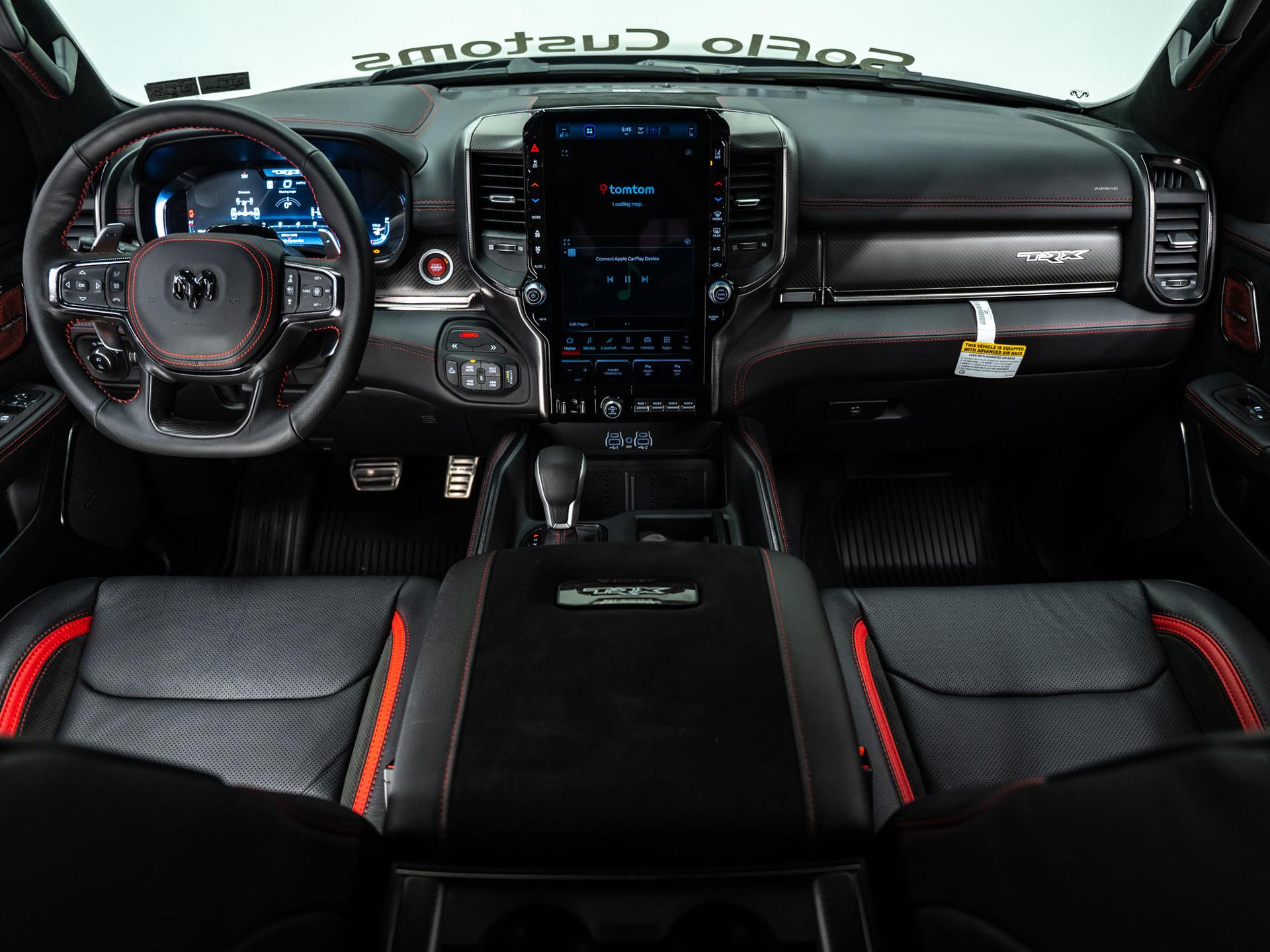 2027 RAM TRX SRT 4X4 in DIAMOND BLACK CRYSTAL PEARLCOAT, photo 4 of 57