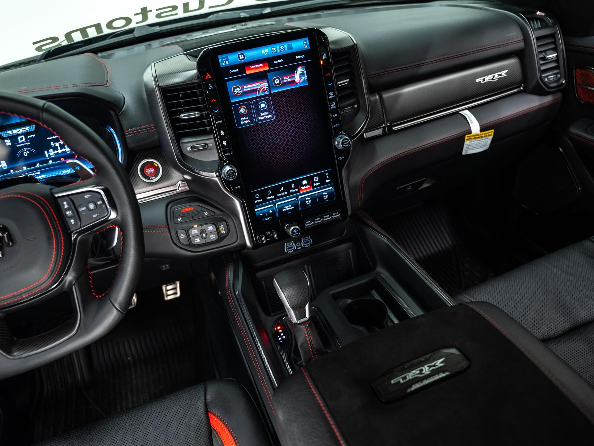 2027 RAM TRX SRT 4X4 in DIAMOND BLACK CRYSTAL PEARLCOAT, photo 37 of 57