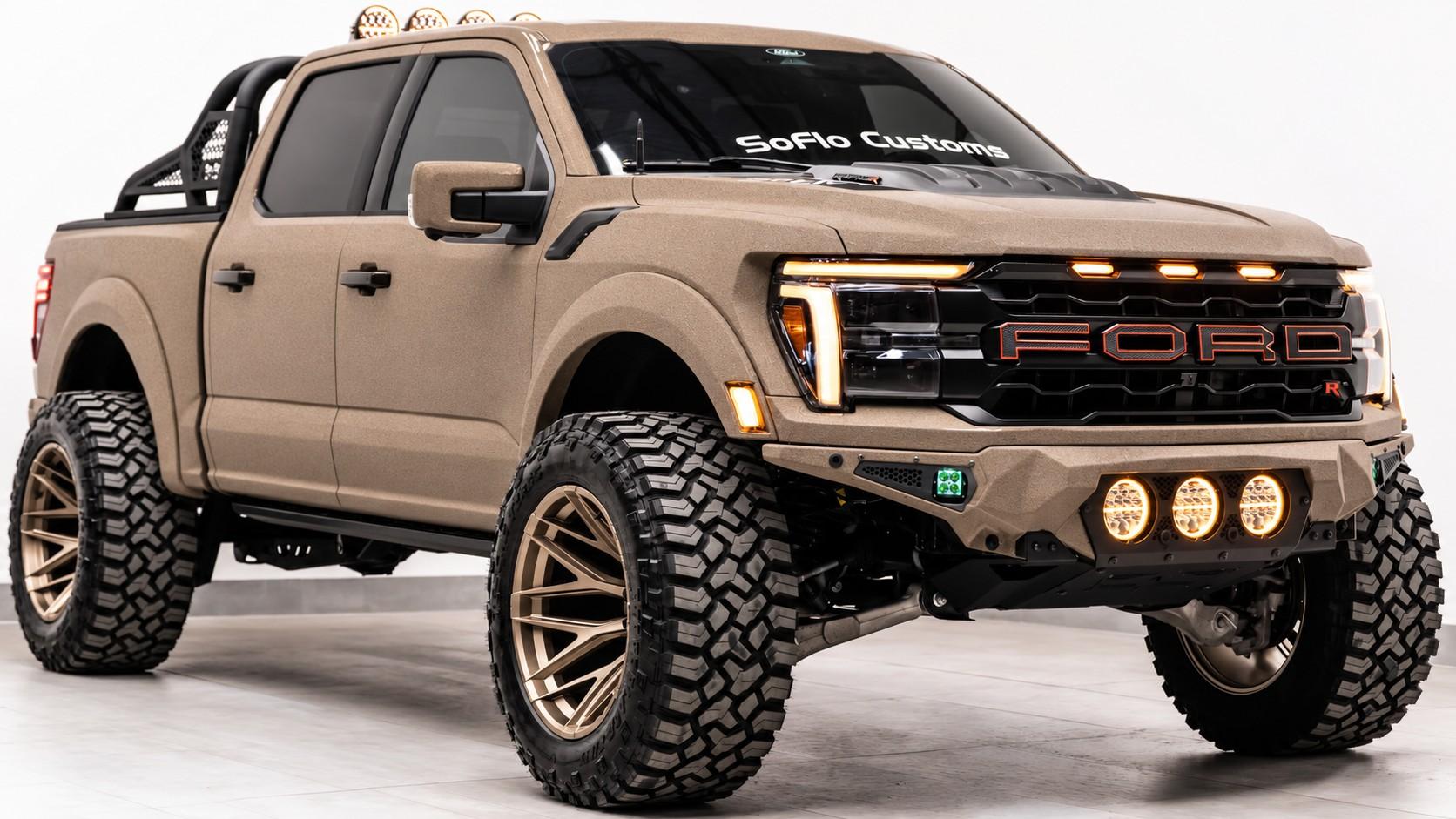 2026 FORD F-150 RAPTOR R in Tan, photo 3 of 20
