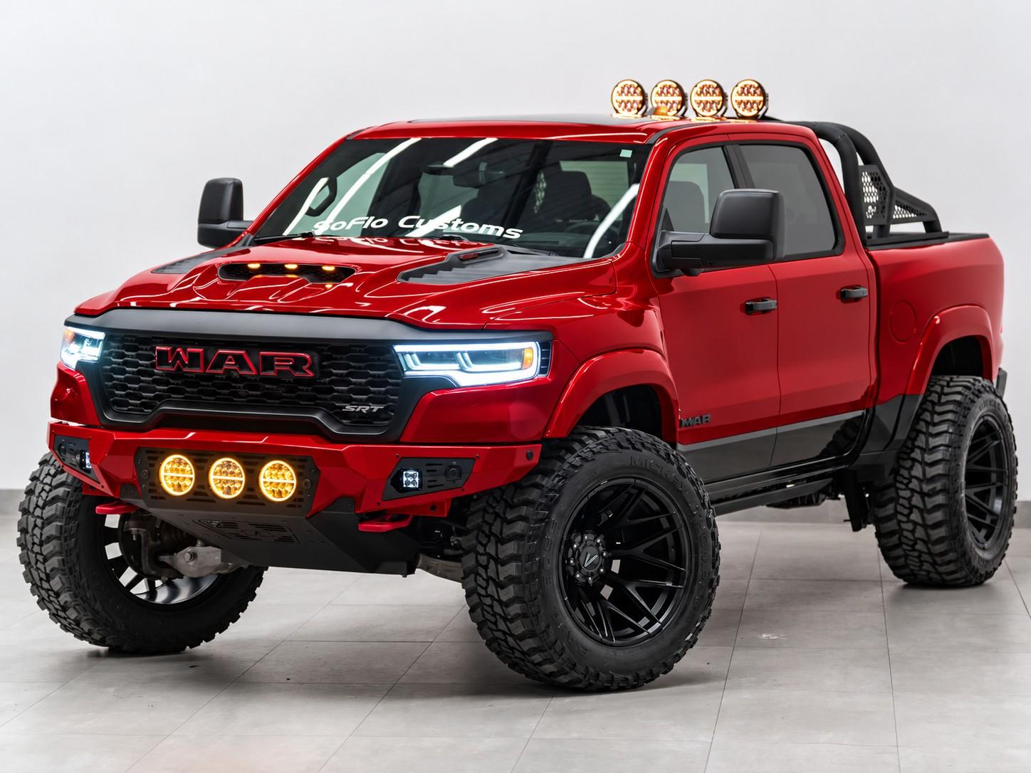 2027 RAM TRX SRT 4X4 in MOLTEN RED PEARLCOAT, photo 3 of 21