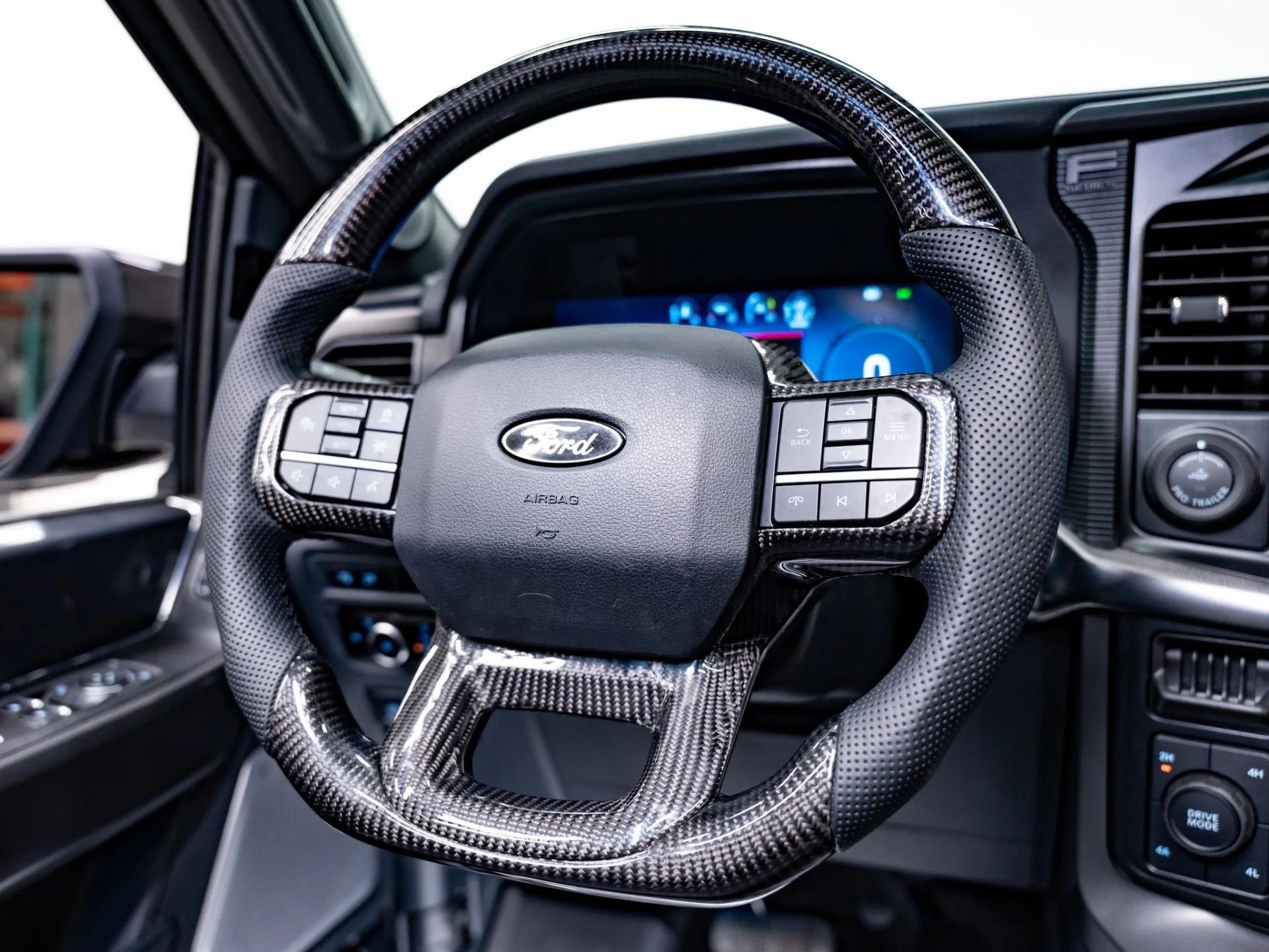 2024 FORD F-150 LARIAT 4X4 in Agate Black Metallic, photo 12 of 15