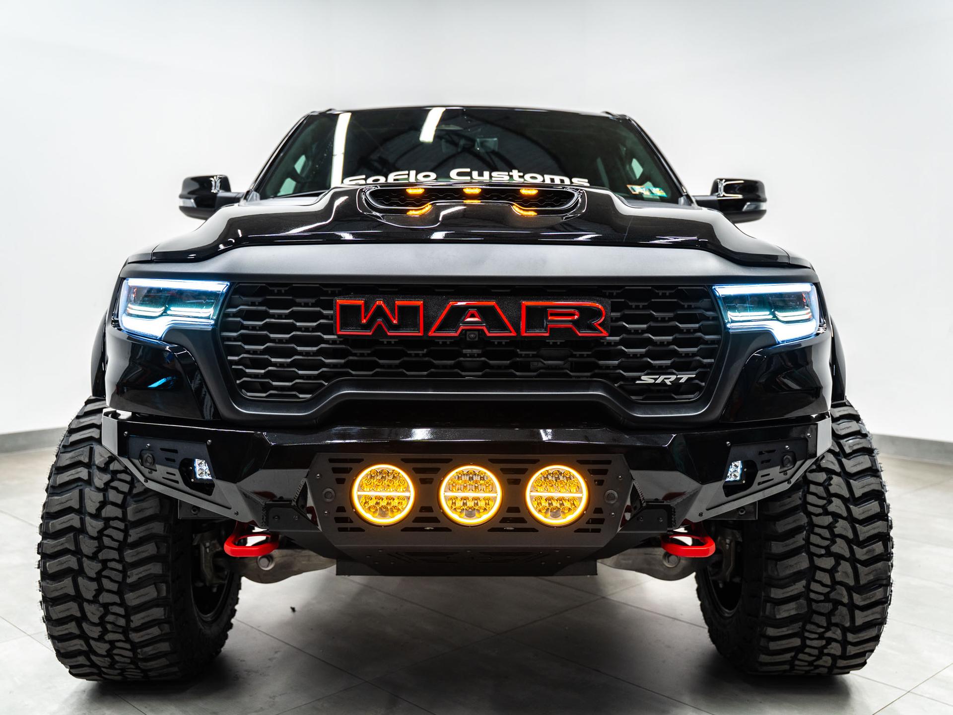 2027 RAM TRX SRT 4X4 in DIAMOND BLACK CRYSTAL PEARLCOAT, photo 7 of 57