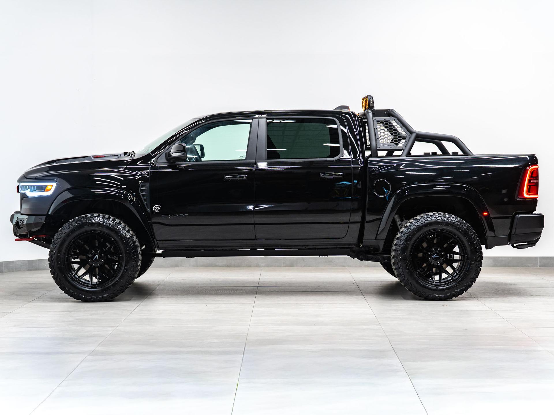 2027 RAM TRX SRT 4X4 in DIAMOND BLACK CRYSTAL PEARLCOAT, photo 9 of 57