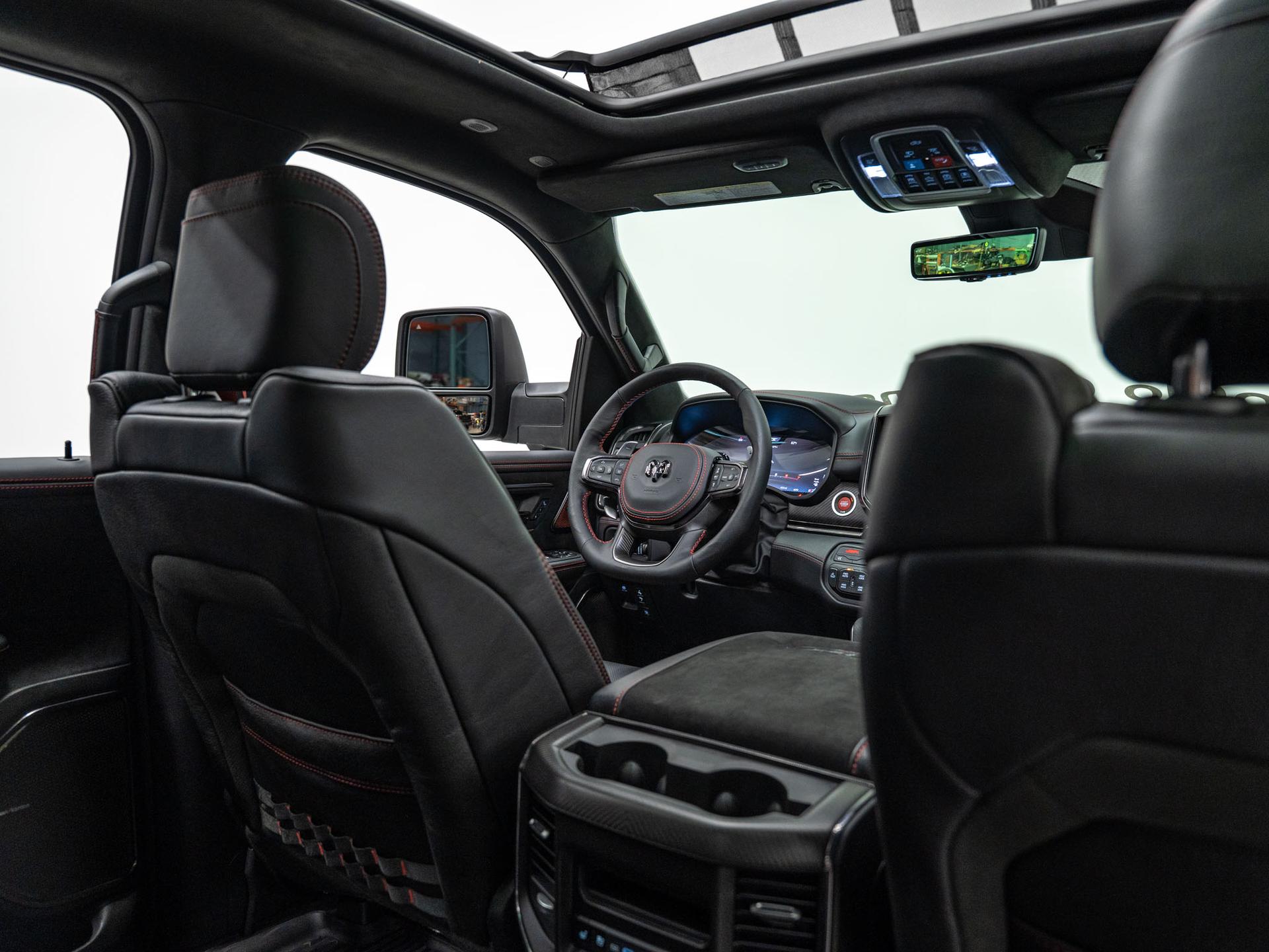 2027 RAM TRX SRT 4X4 in DIAMOND BLACK CRYSTAL PEARLCOAT, photo 28 of 57