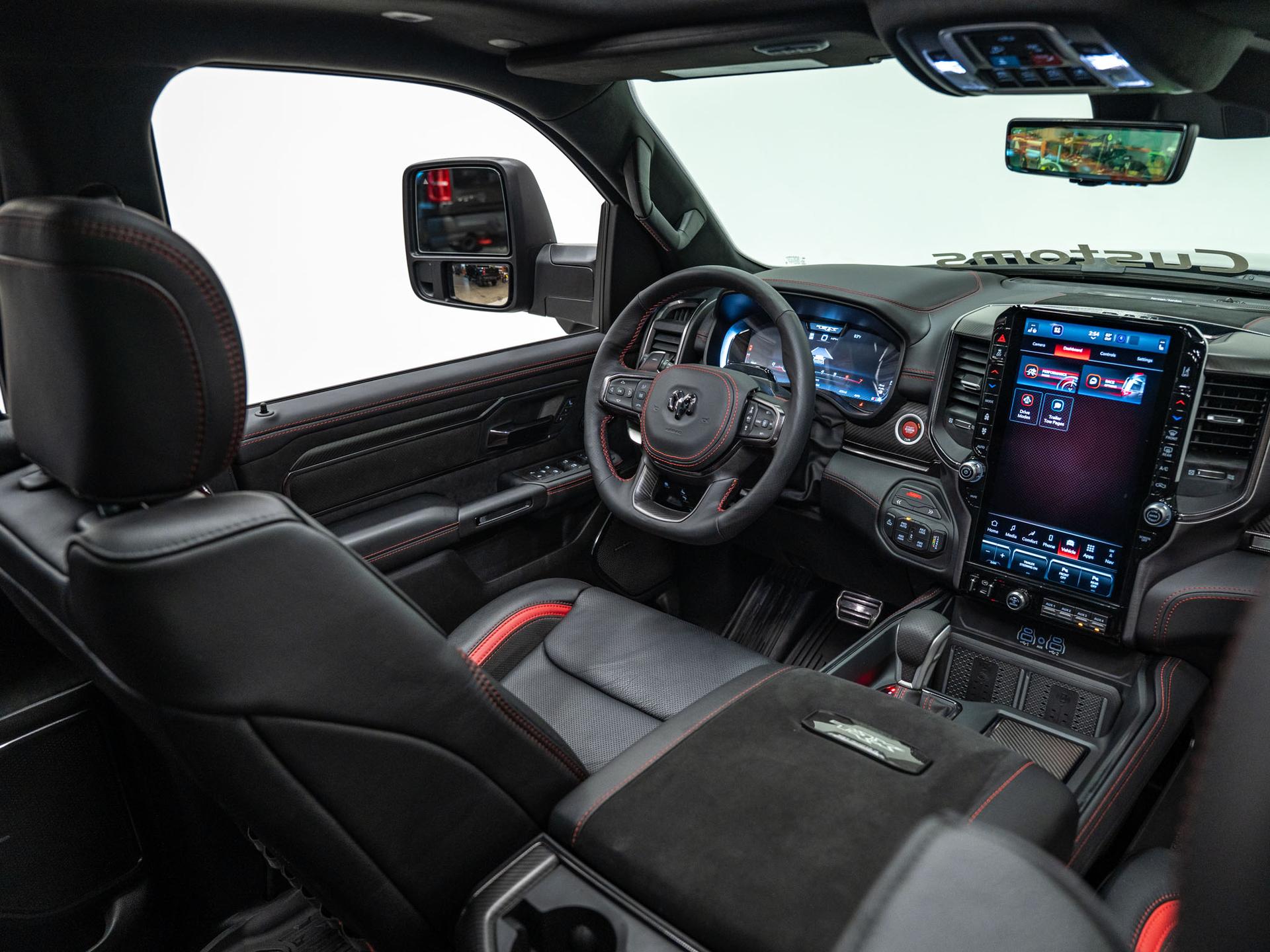 2027 RAM TRX SRT 4X4 in DIAMOND BLACK CRYSTAL PEARLCOAT, photo 24 of 57