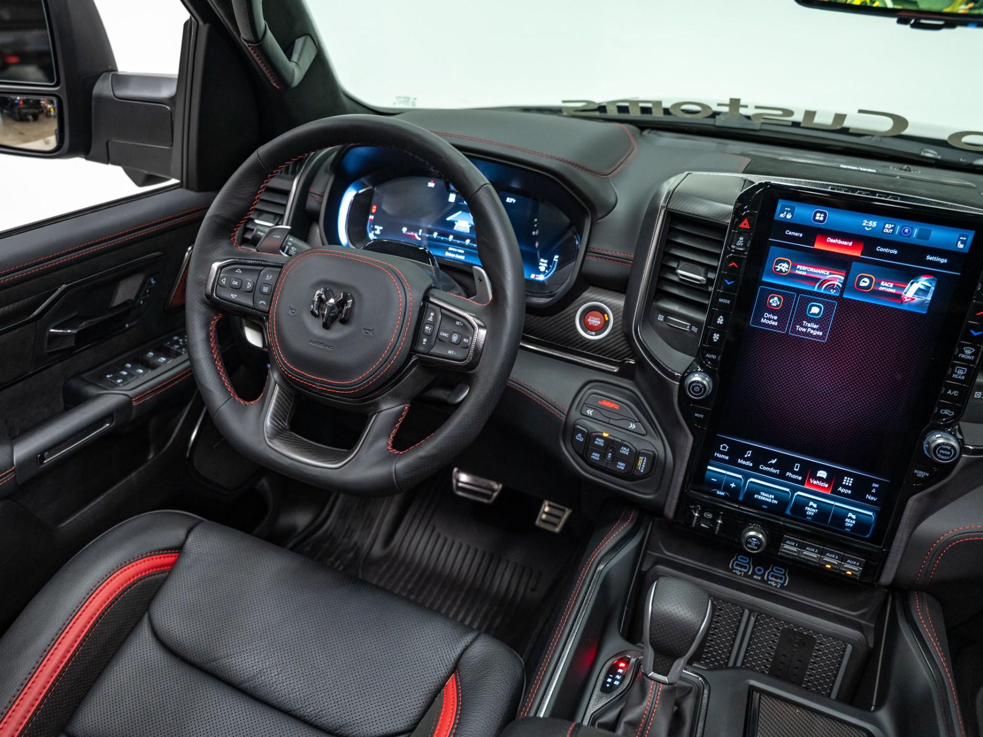 2027 RAM TRX SRT 4X4 in DIAMOND BLACK CRYSTAL PEARLCOAT, photo 23 of 57