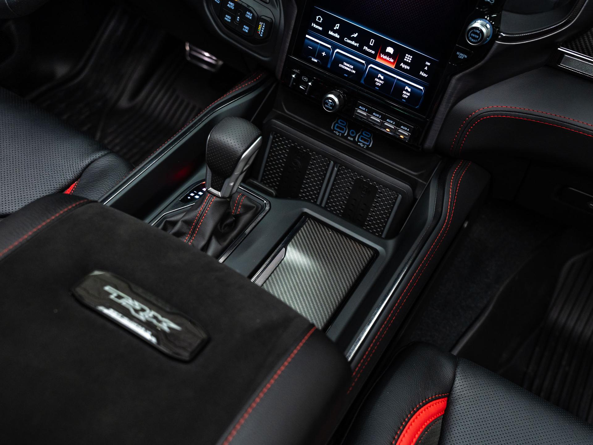 2027 RAM TRX SRT 4X4 in DIAMOND BLACK CRYSTAL PEARLCOAT, photo 39 of 57