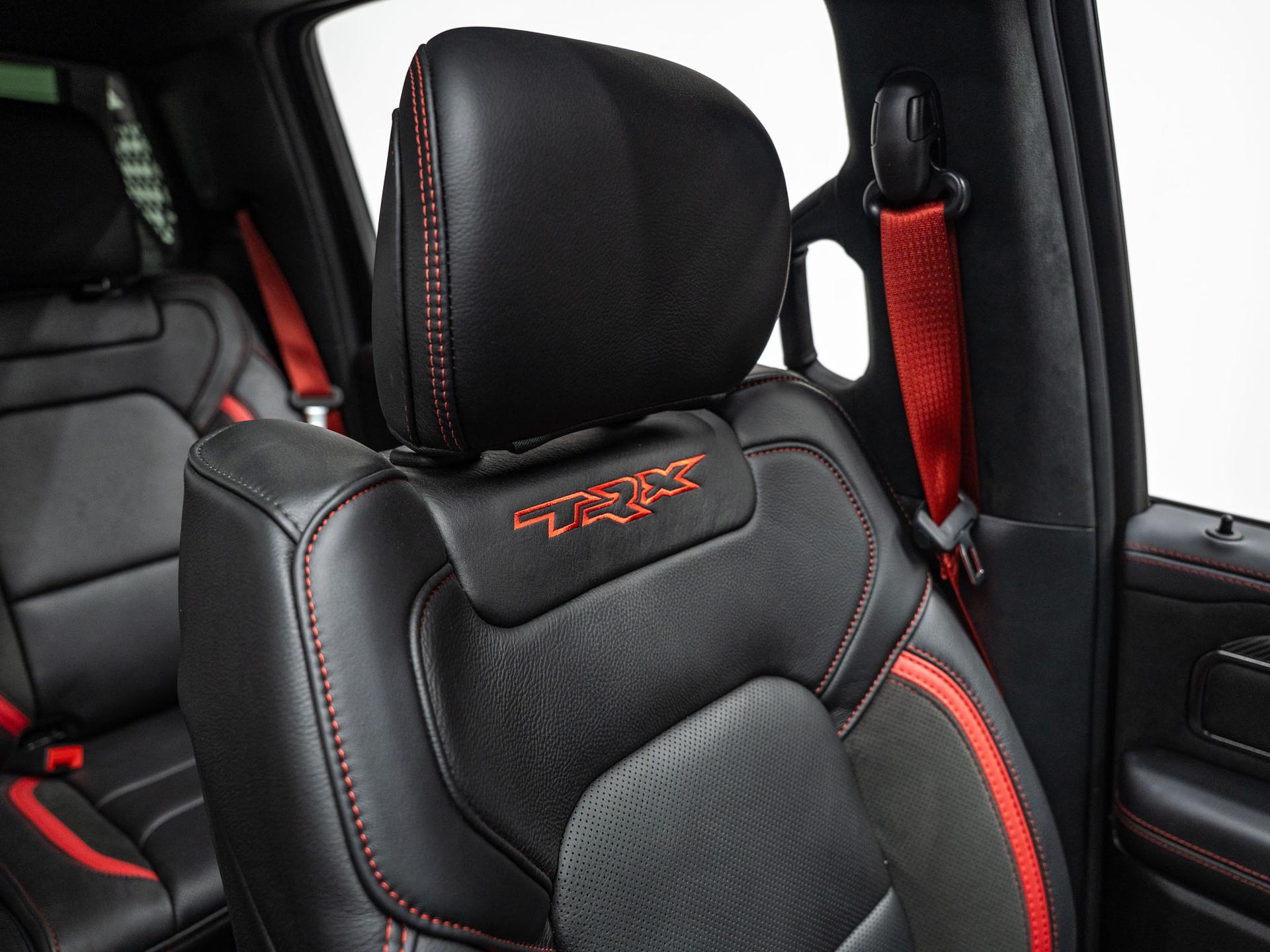 2027 RAM TRX SRT 4X4 in DIAMOND BLACK CRYSTAL PEARLCOAT, photo 37 of 57