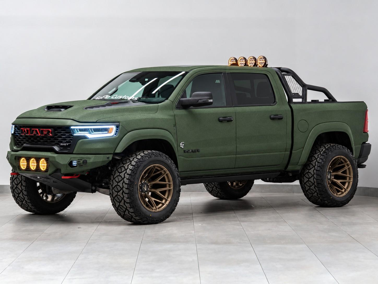 2027 RAM TRX SRT 4X4 in Green, photo 6 of 12