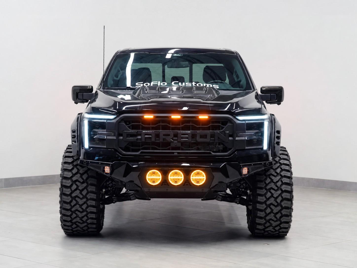 2025 FORD F-150 LARIAT 4X4 in Agate Black Metallic, photo 2 of 15