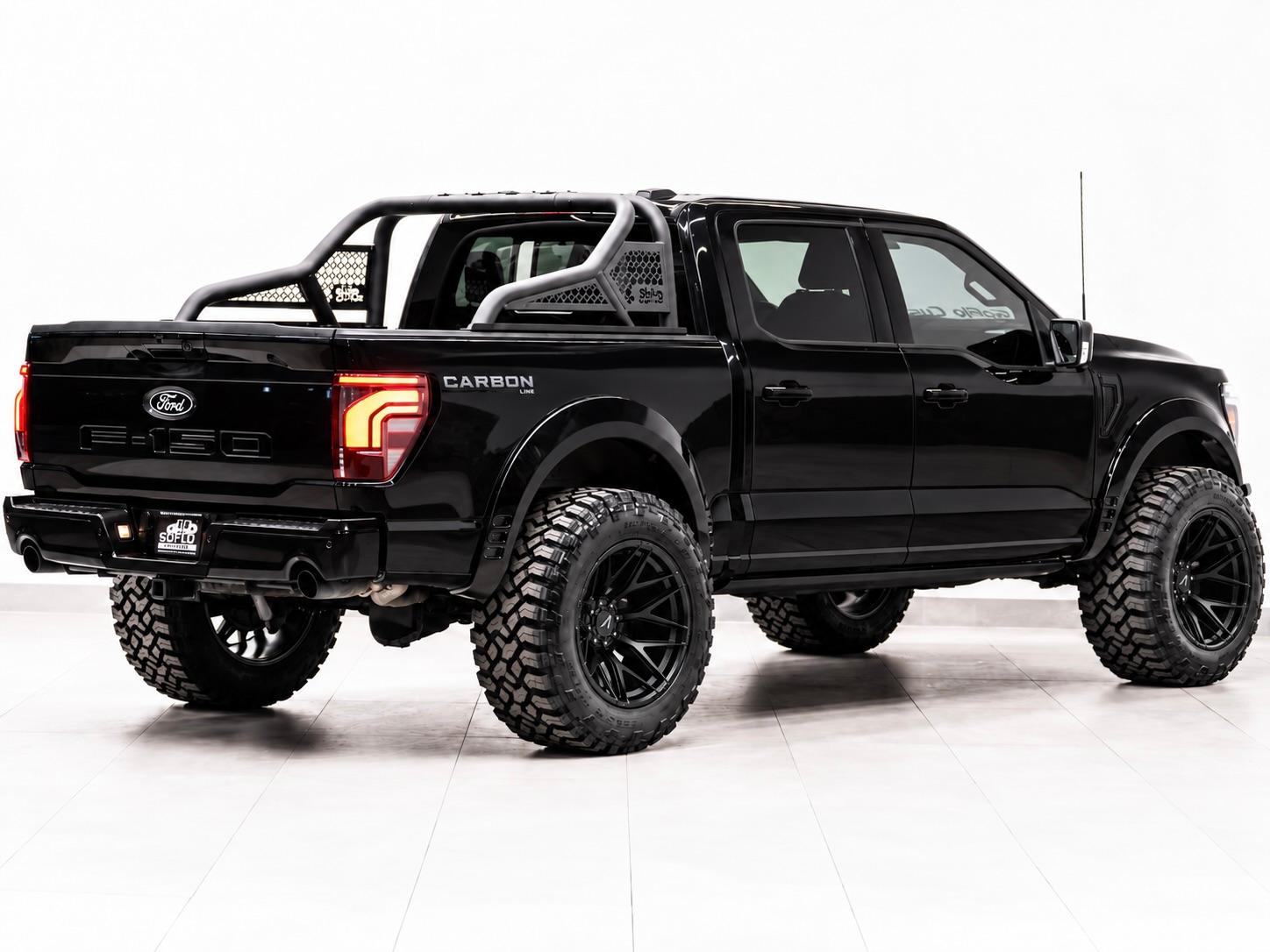 2025 FORD F-150 LARIAT 4X4 in Agate Black Metallic, photo 9 of 15