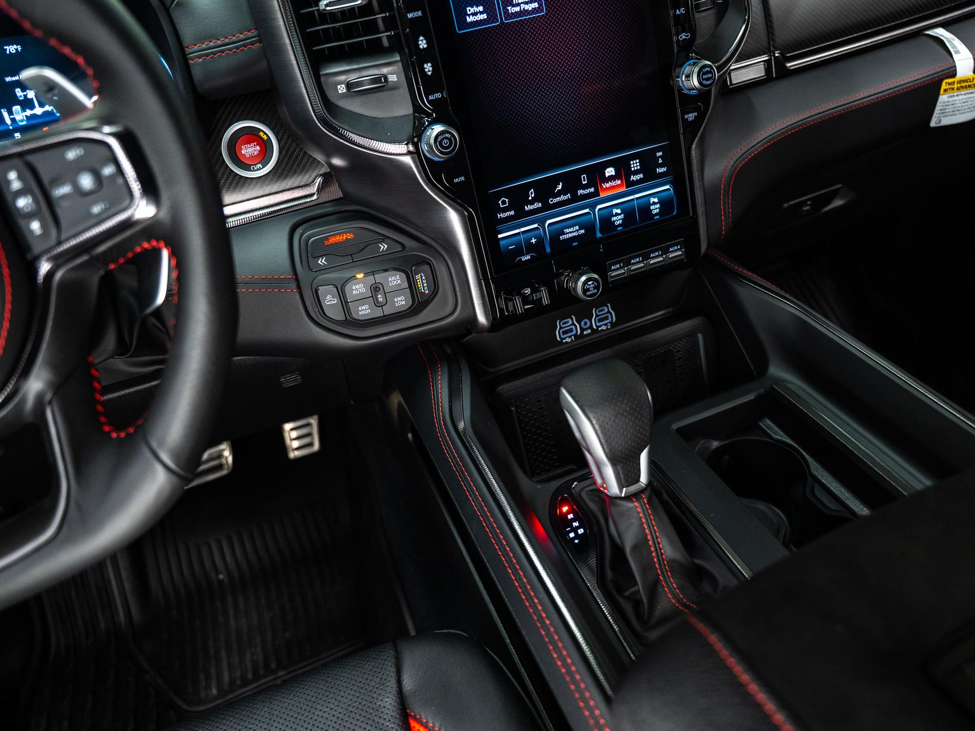 2027 RAM TRX SRT 4X4 in DIAMOND BLACK CRYSTAL PEARLCOAT, photo 29 of 60