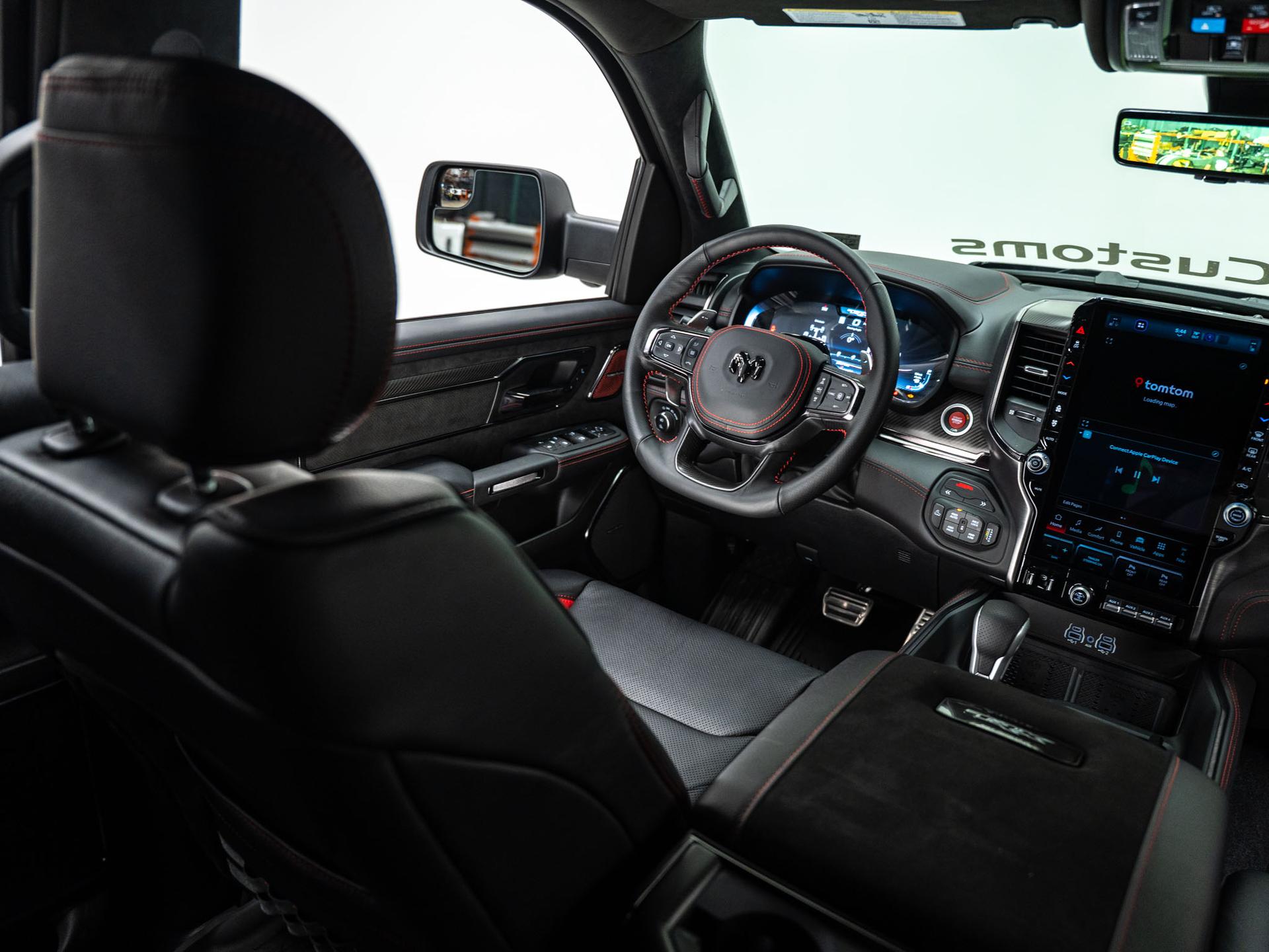 2027 RAM TRX SRT 4X4 in DIAMOND BLACK CRYSTAL PEARLCOAT, photo 27 of 60