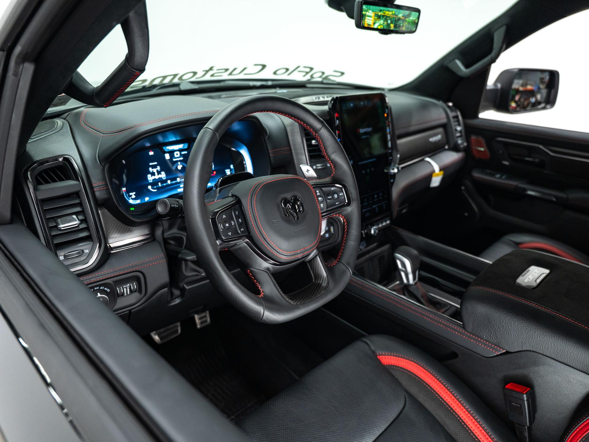 2027 RAM TRX SRT 4X4 in DIAMOND BLACK CRYSTAL PEARLCOAT, photo 23 of 60