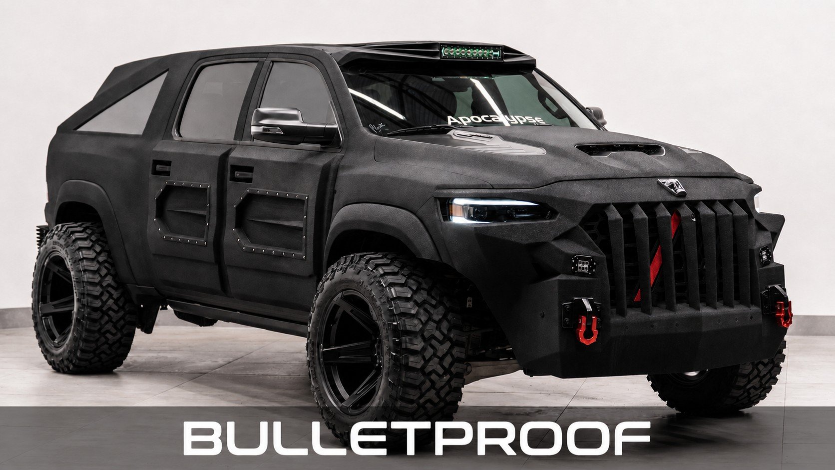 1/14 大型オフロード】デザートトラック フルセット！ 2024 APOCALYPSE OVERLORD Black 900HP 6.2L HELLCAT V8 - Soflo Customs