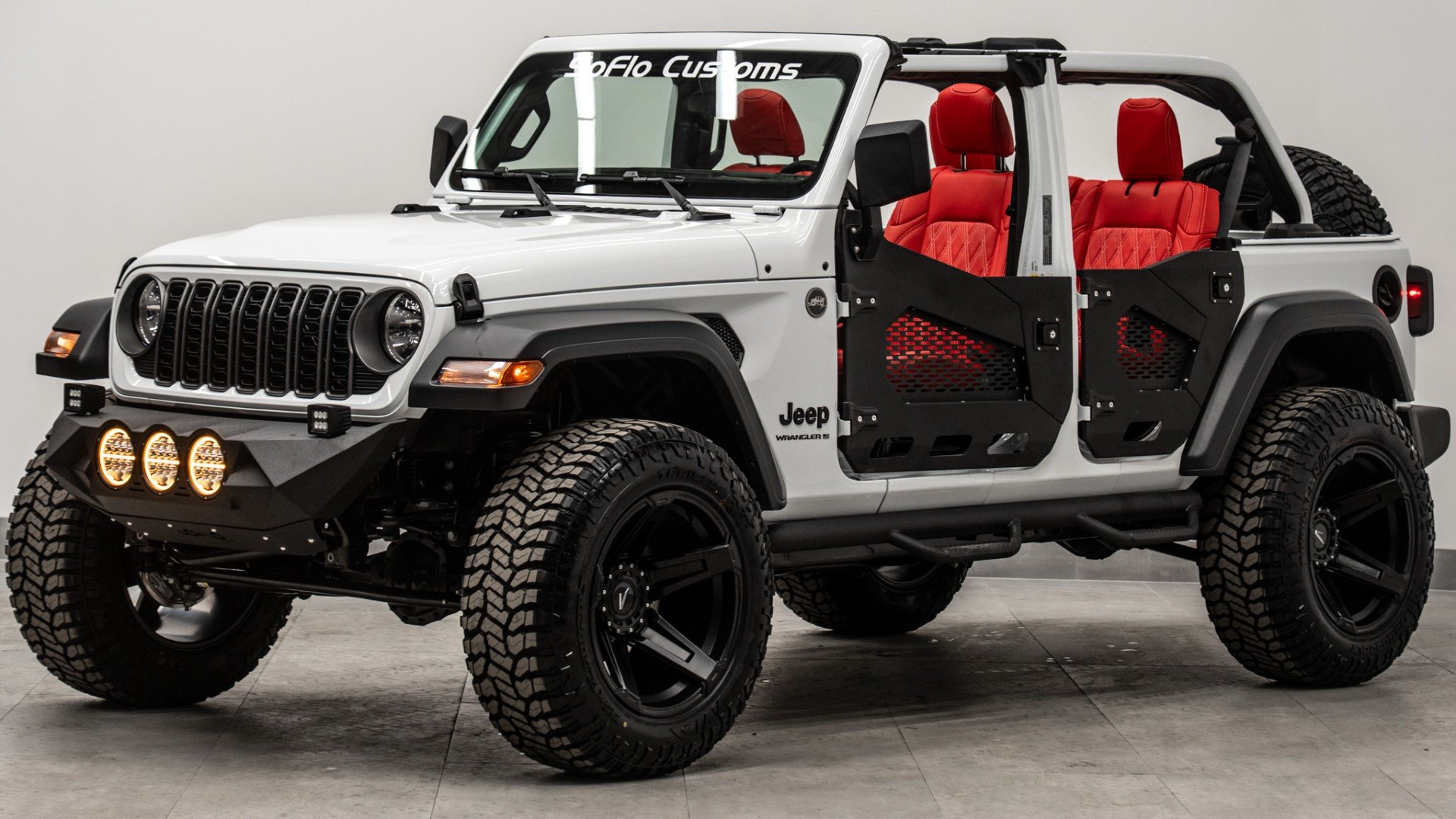 2026 JEEP WRANGLER in BRIGHT WHITE CLEARCOAT, photo 1 of 56